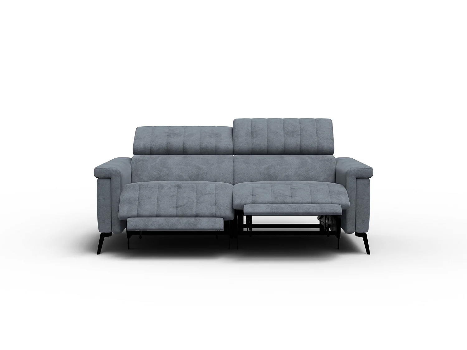 Relaxsofa 3-Sitzer NORDEL, dunkelgrau