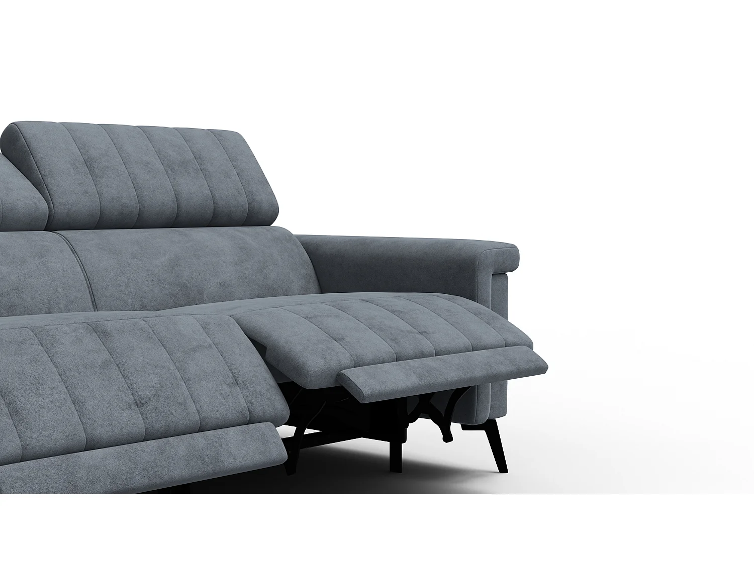 Relaxsofa 3-Sitzer NORDEL, dunkelgrau