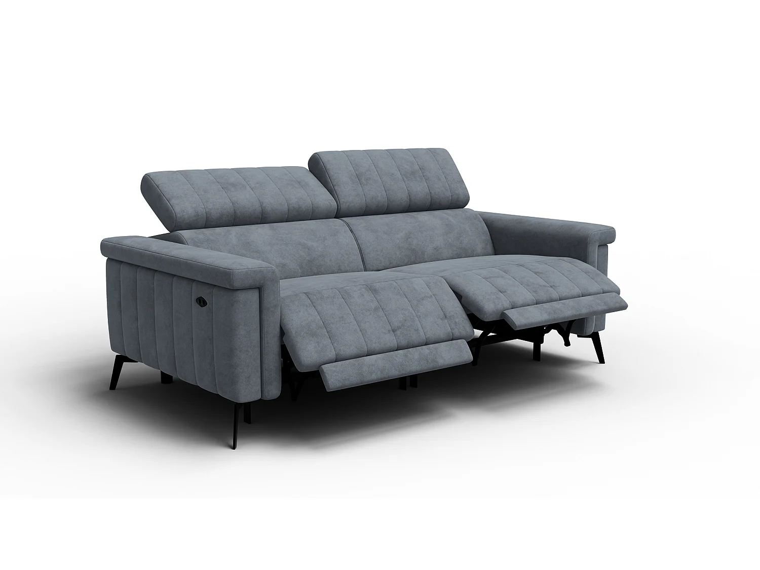 Relaxsofa 3-Sitzer NORDEL, dunkelgrau