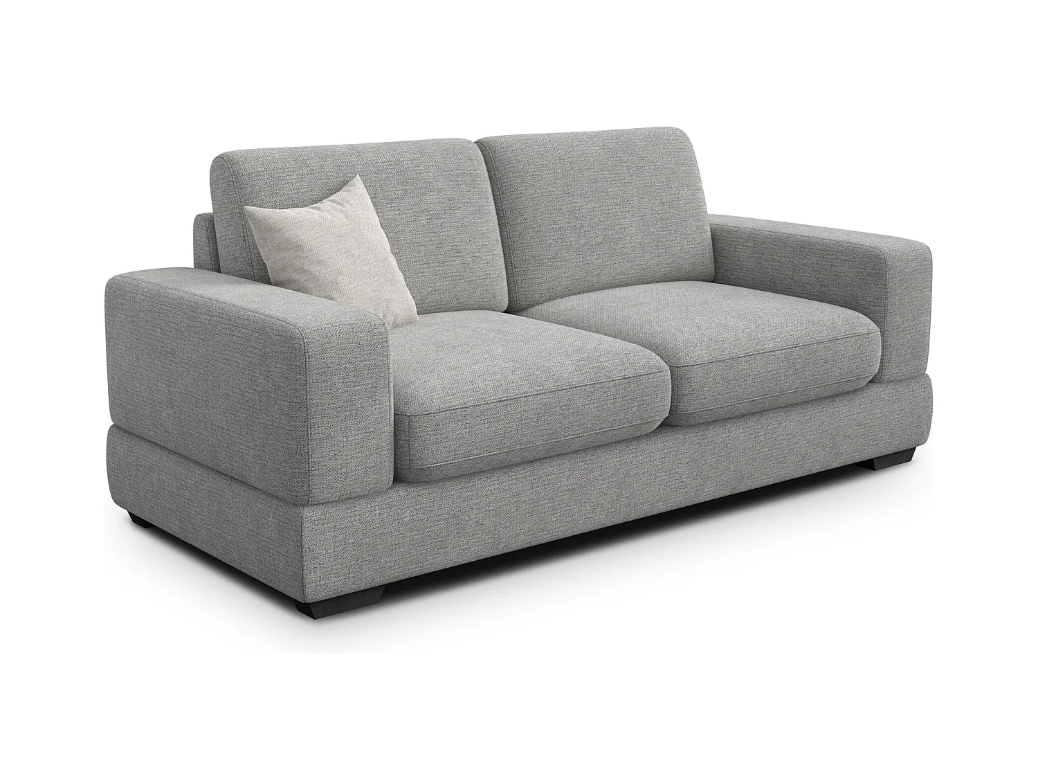 Canapé 3 places OTTO, tissu gris