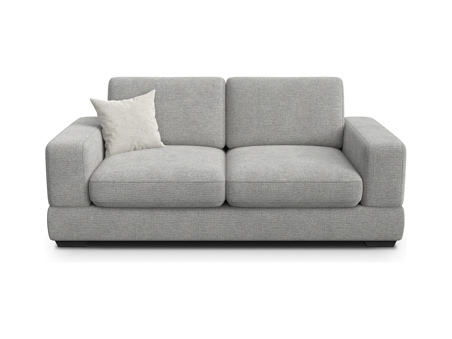 Canapé 3 places OTTO, tissu gris