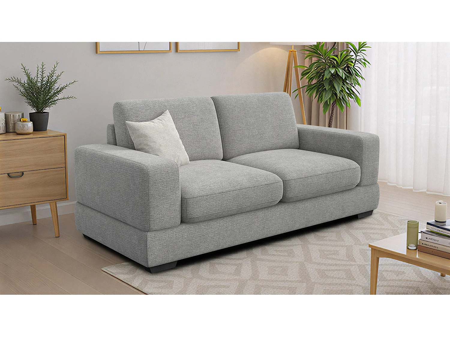 Sofa 3-Sitzer OTTO, grau