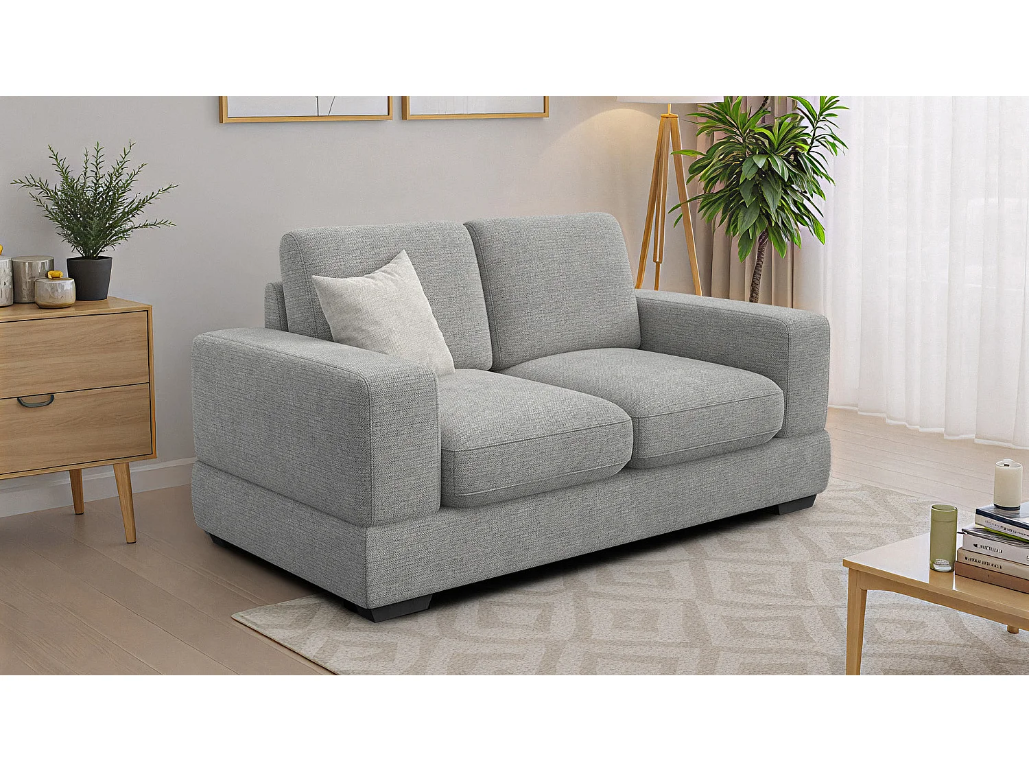 Sofa 2-Sitzer OTTO, grau