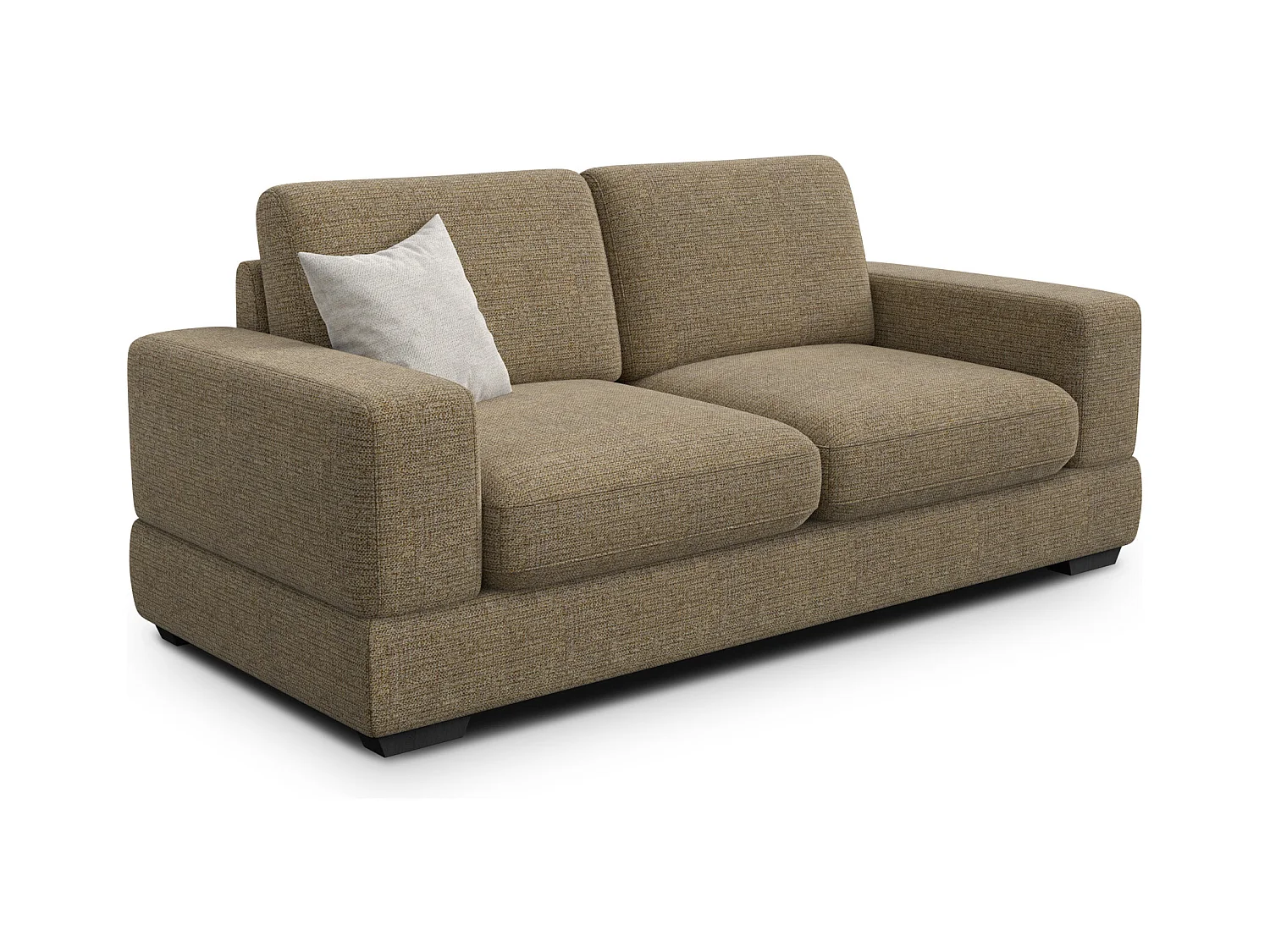 Canapé 3 places OTTO, tissu taupe