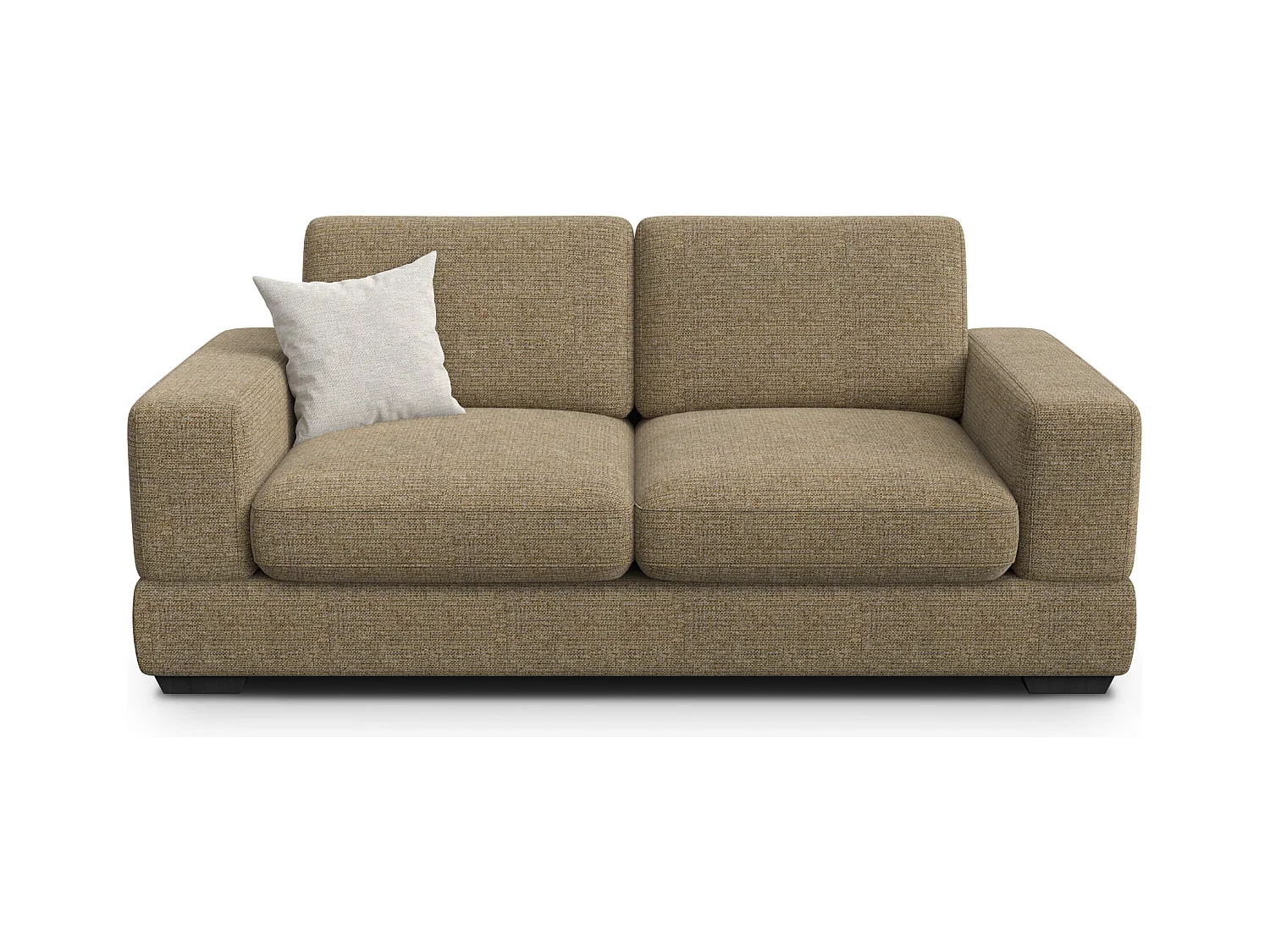 Canapé 3 places OTTO, tissu taupe