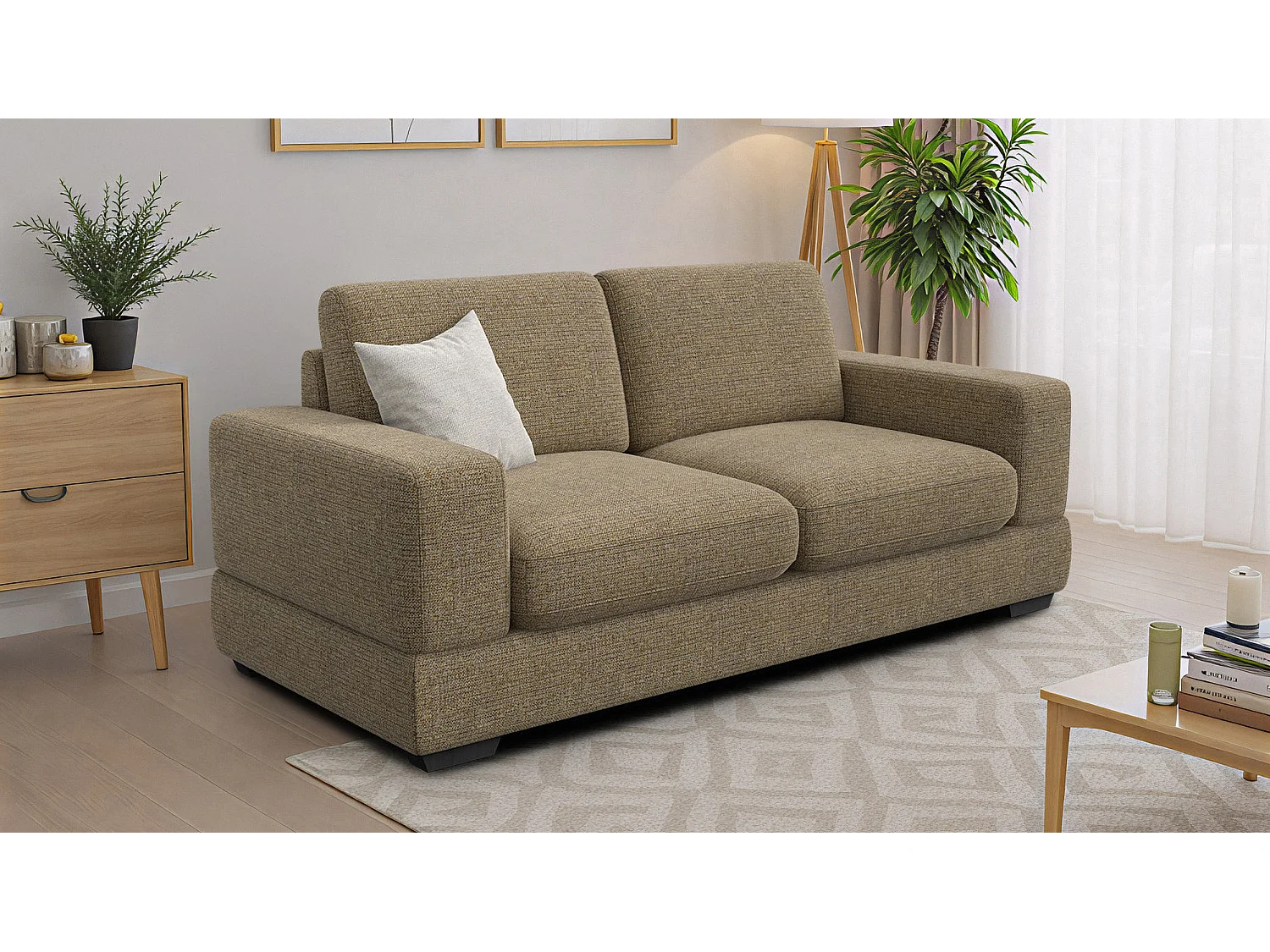 Sofa 3-Sitzer OTTO, taupe