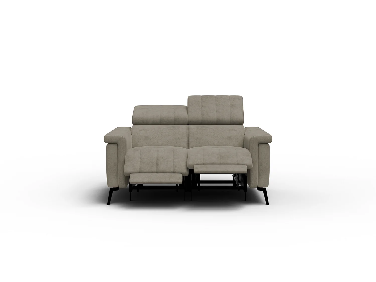 Relaxsofa 2-Sitzer NORDEL, dunkles beige