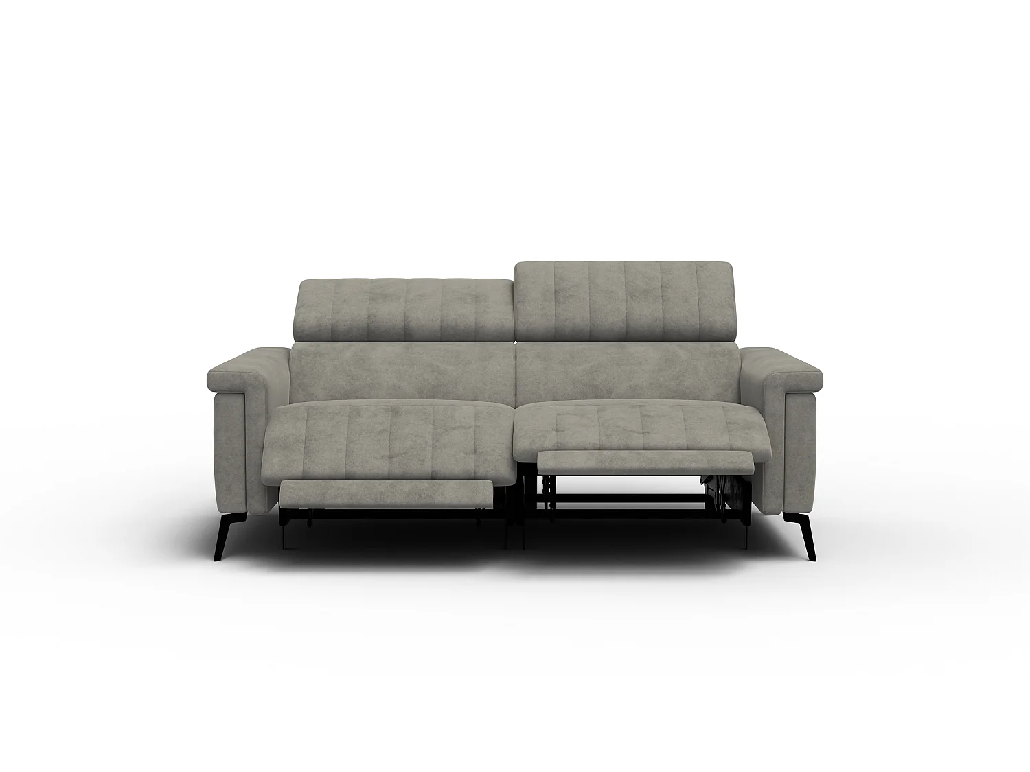 Relaxsofa 3-Sitzer NORDEL, taupe