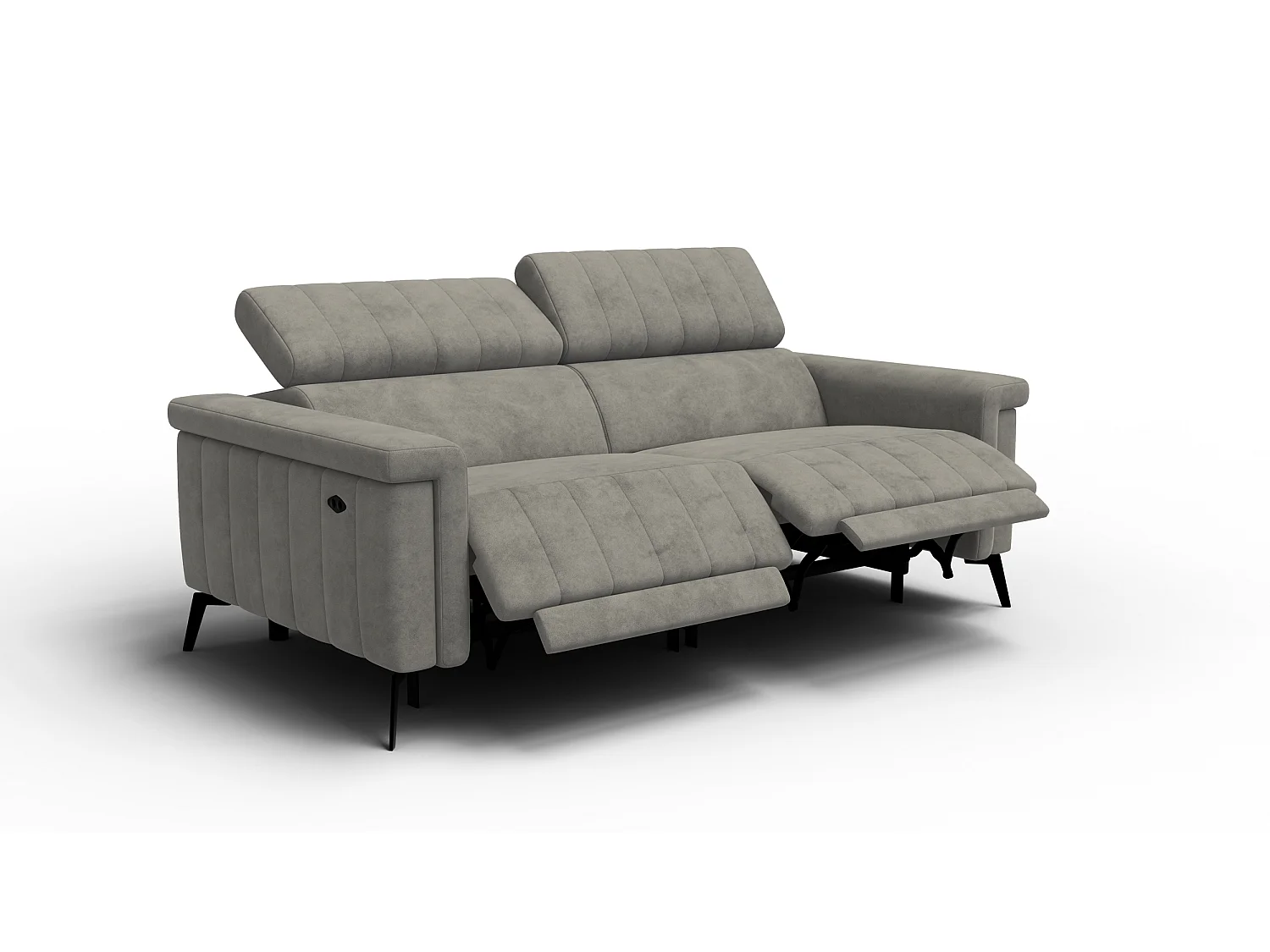 Relaxsofa 3-Sitzer NORDEL, taupe