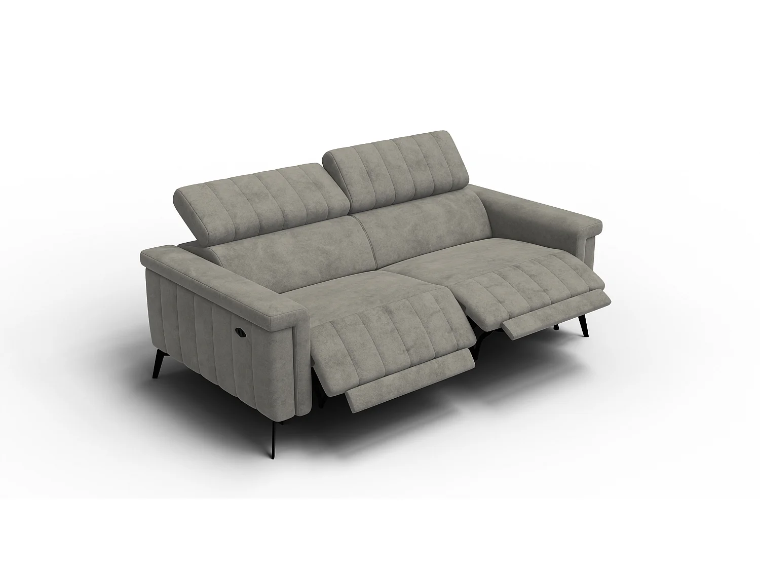 Relaxsofa 3-Sitzer NORDEL, taupe