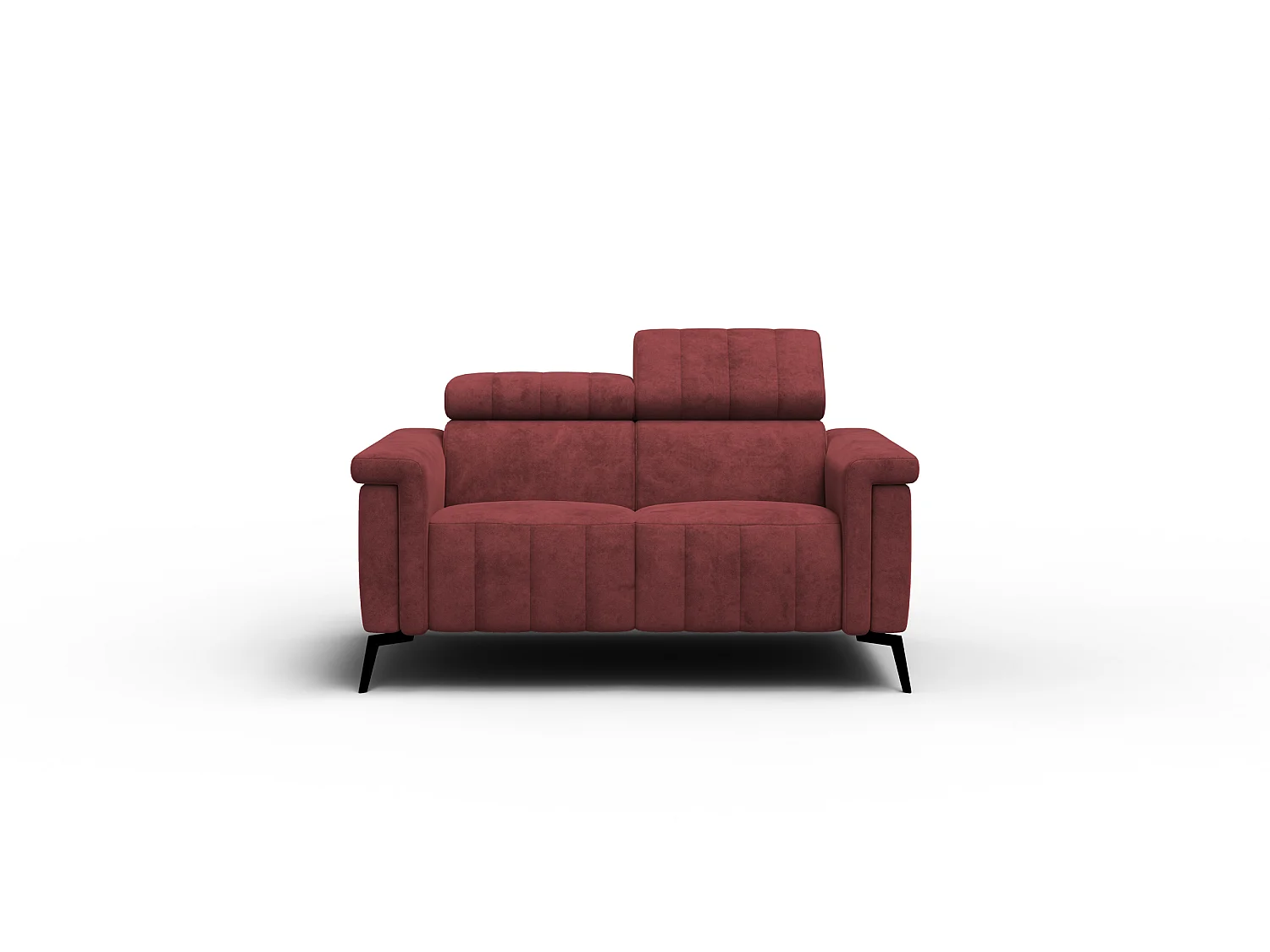 Sofa 2-Sitzer NORDEL, bordeaux