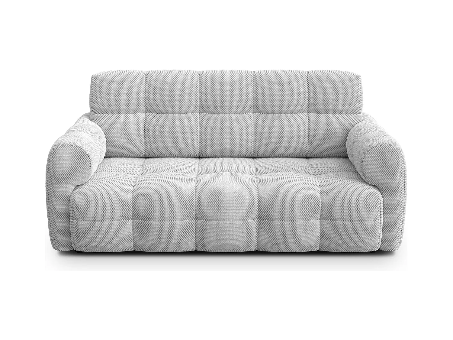 CANAPÉ MELLOW 2,5 places, tissu gris clair