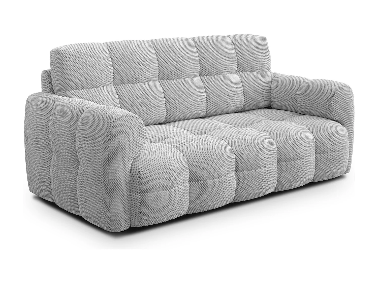 CANAPÉ MELLOW 2,5 places, tissu gris clair