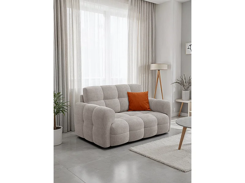 CANAPÉ MELLOW 2 places, tissu beige