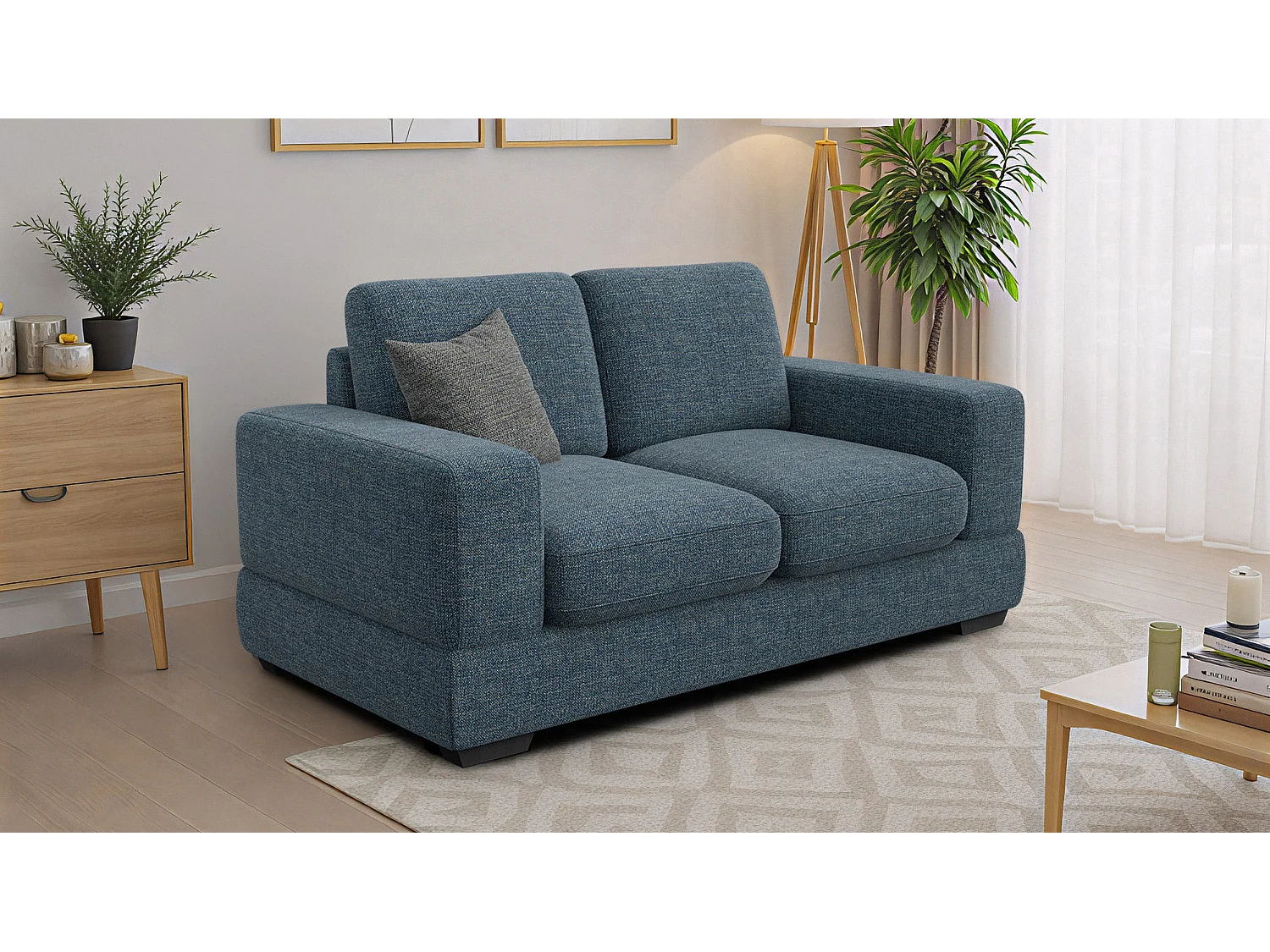 Sofa 2-Sitzer OTTO, marineblau
