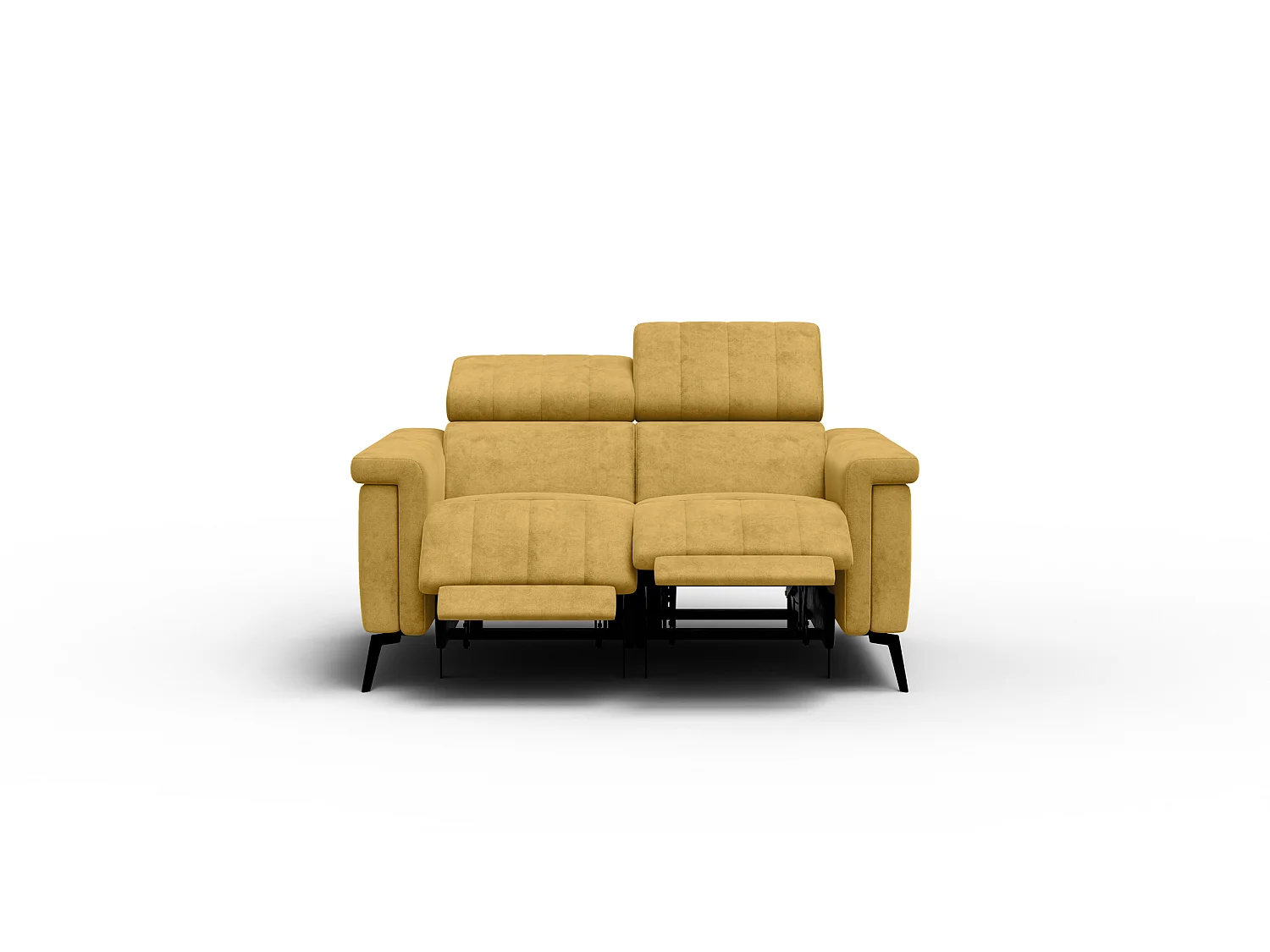 Relaxsofa 2-Sitzer NORDEL, senfgelb