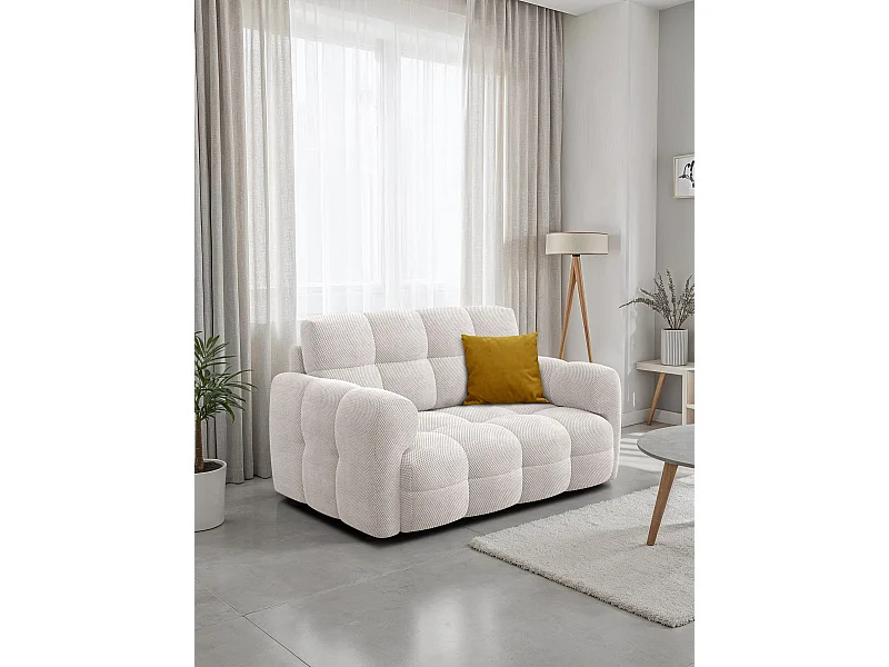 CANAPÉ MELLOW 2 places, tissu crème