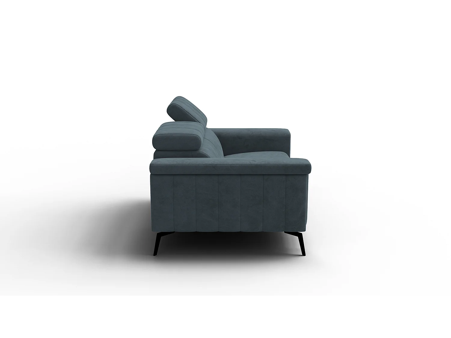 Sofa 2-Sitzer NORDEL, blaugrau