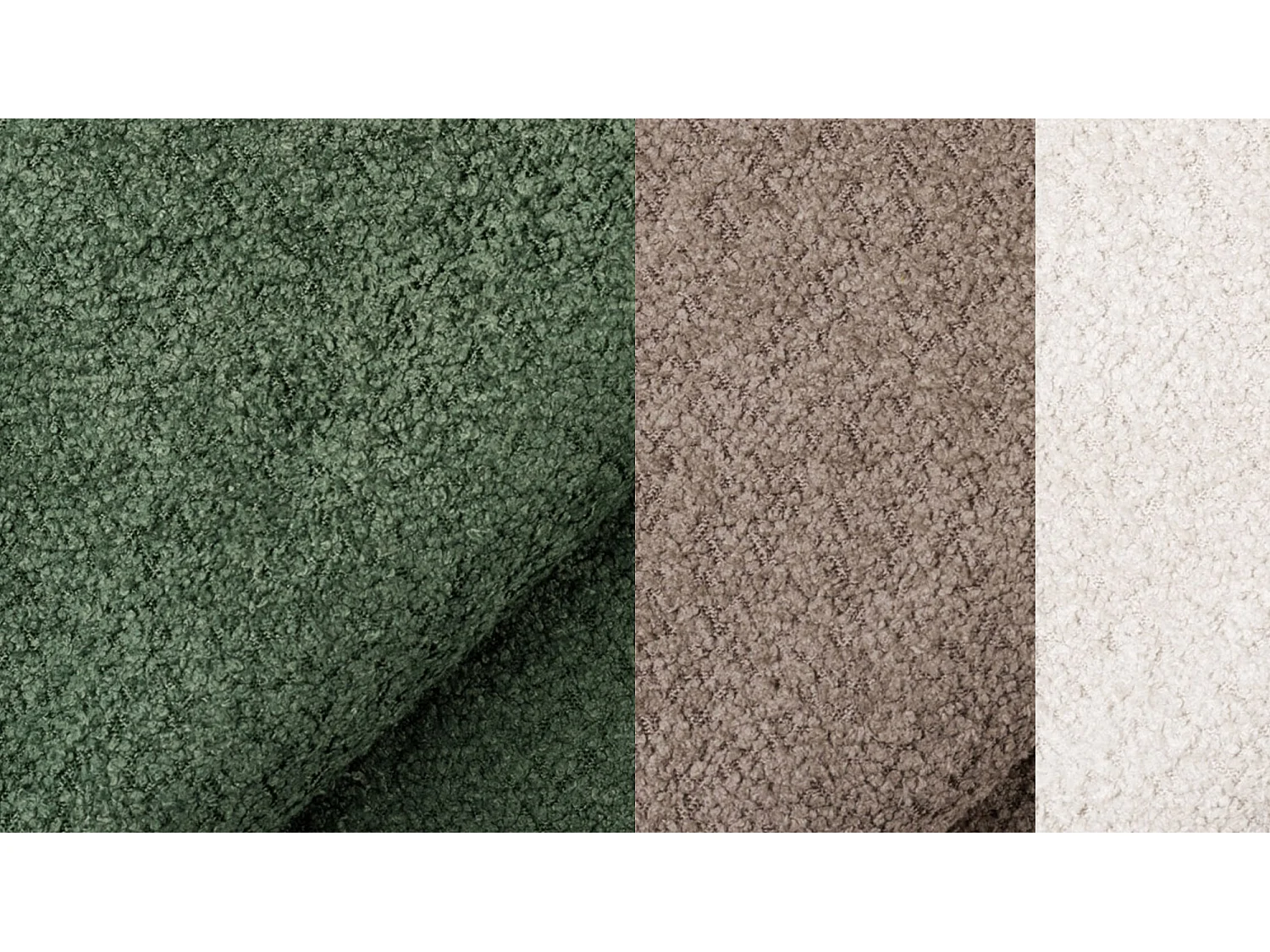 Sofa 2,5-Sitzer CALME, olive und beige