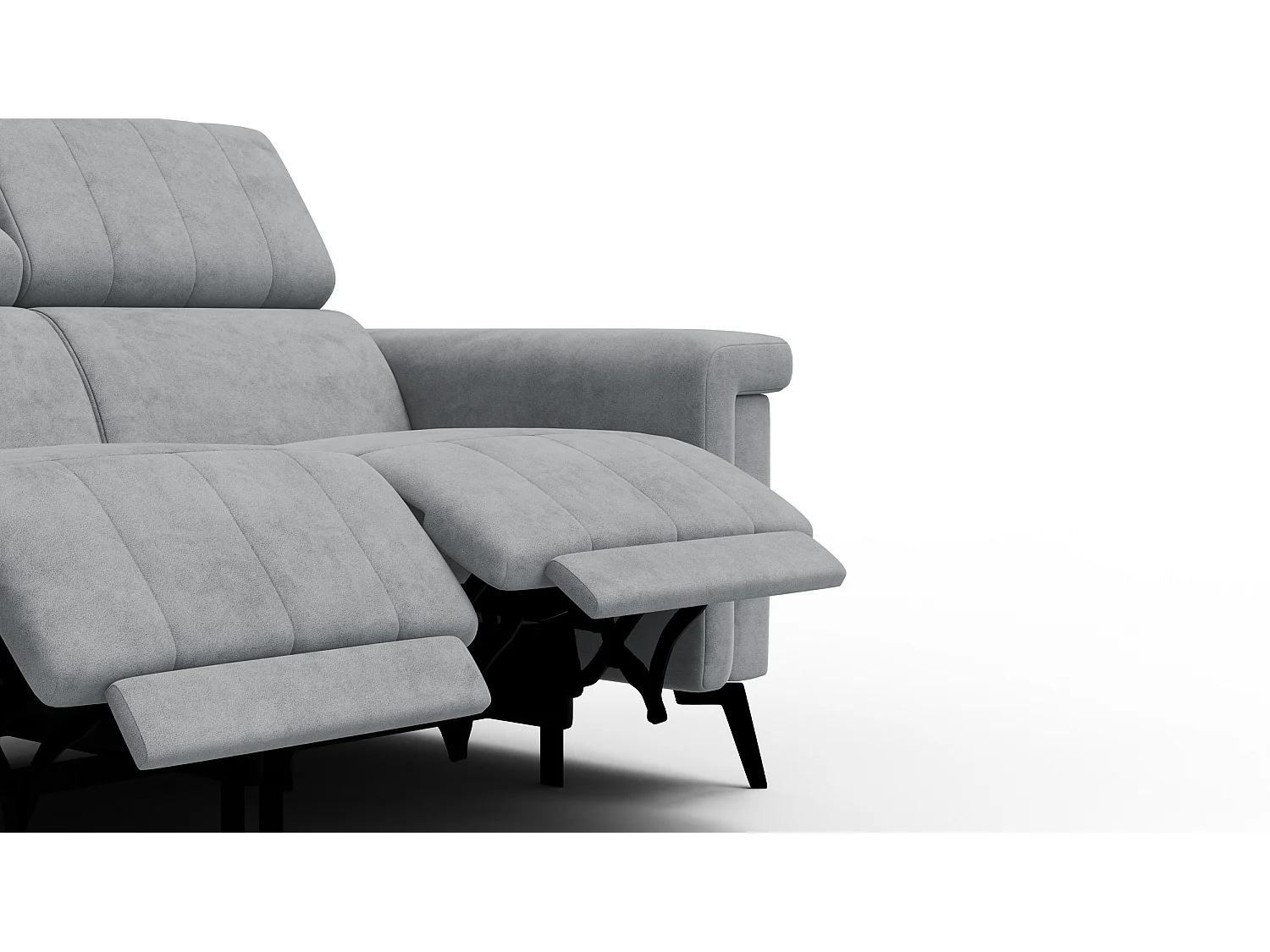 Relaxsofa 2-Sitzer NORDEL, grau