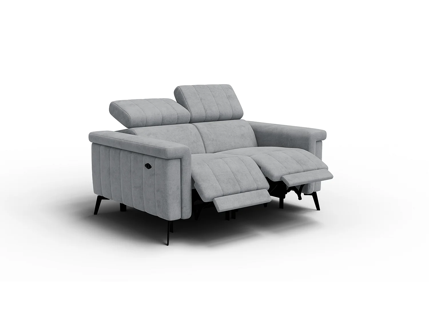 Relaxsofa 2-Sitzer NORDEL, grau