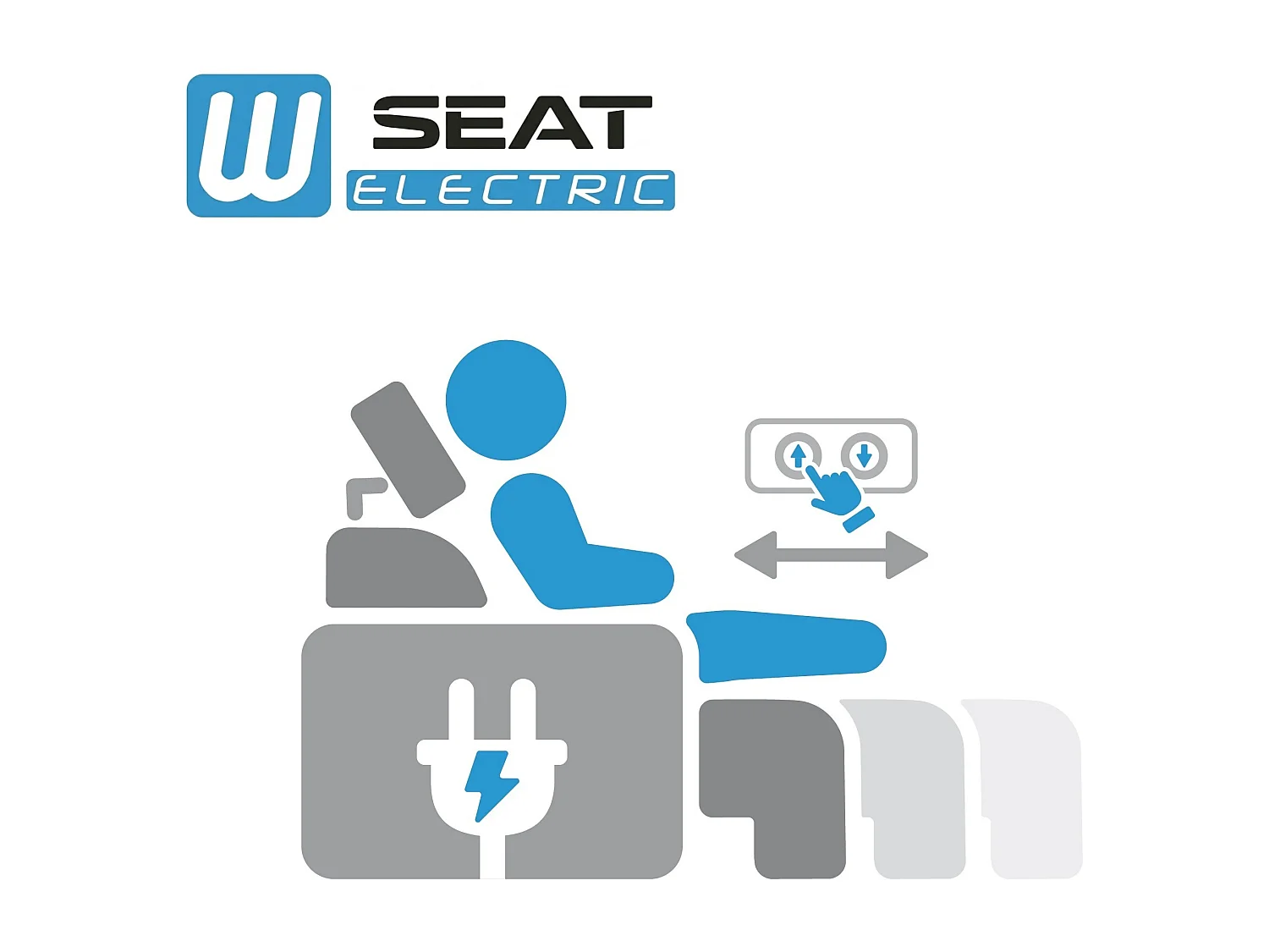 Ecksofa 4-Sitzer links NERO, dunkelgrau