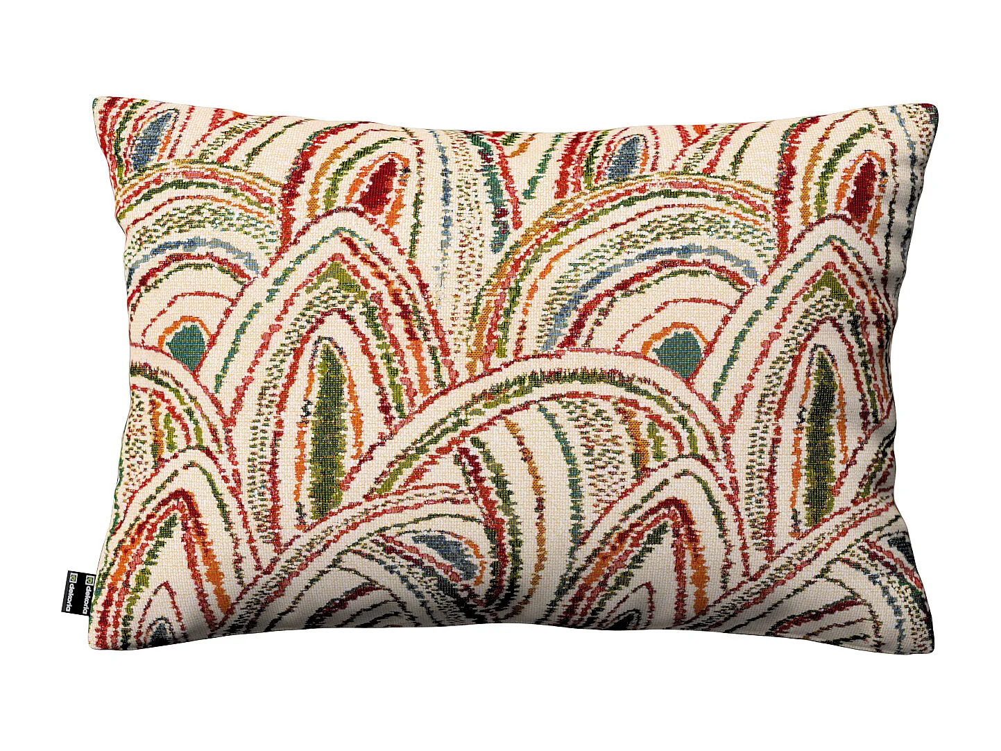 KISSENHÜLLE Cosy Home beige- rot, 47x28 cm