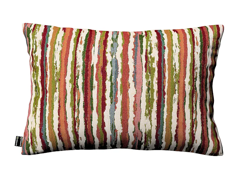 KISSENHÜLLE Cosy Home rot- grün, 47x28 cm