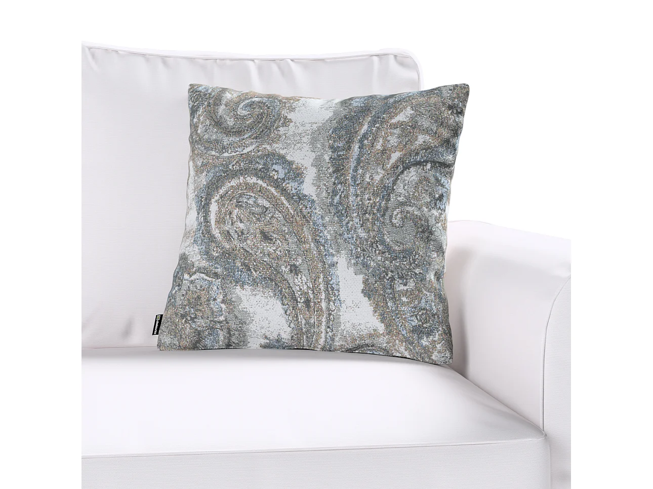 KISSENHÜLLE Cosy Home blau- grün, 43x43 cm