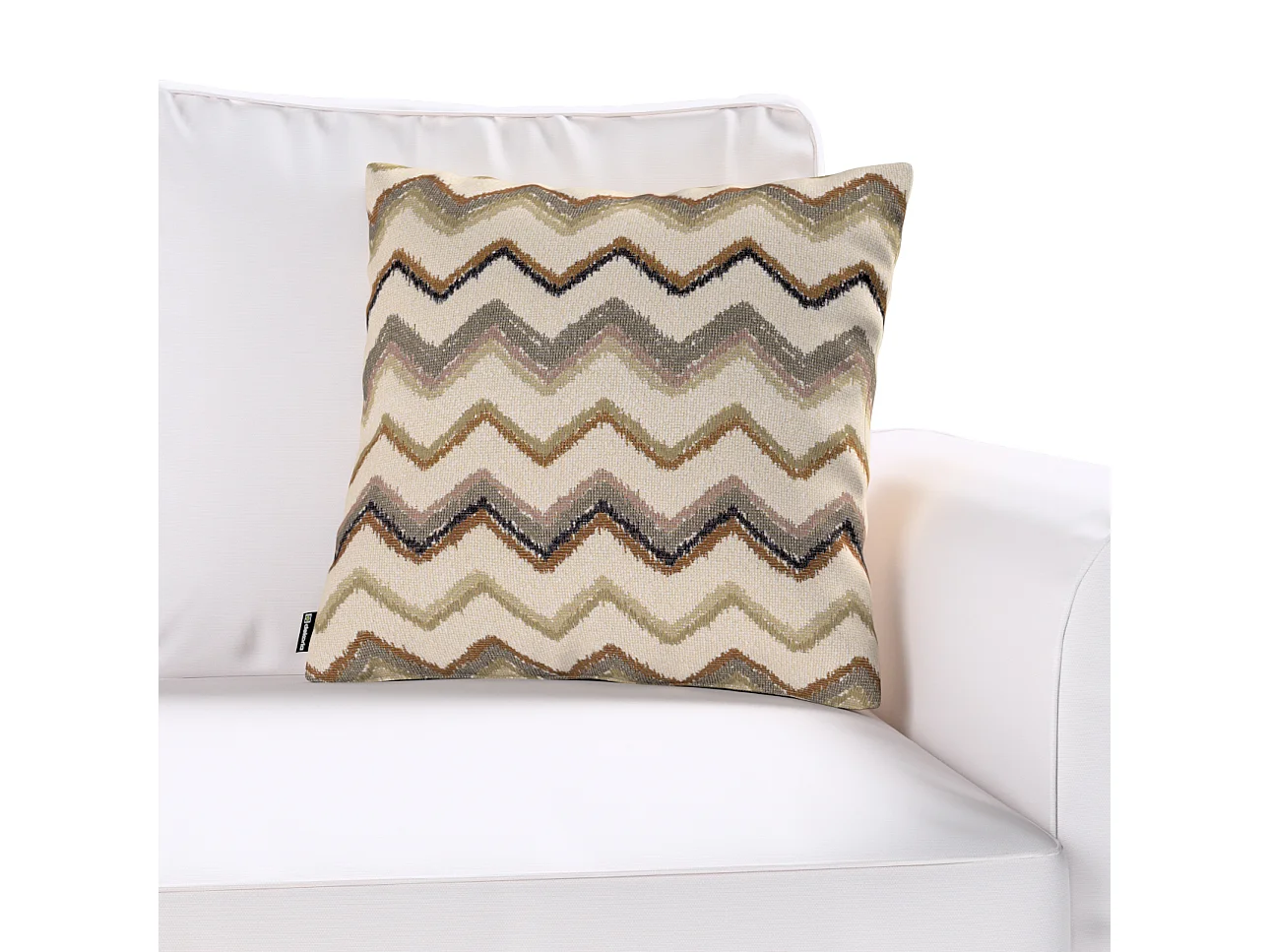 KISSENHÜLLE Cosy Home beige- olive, 43x43 cm