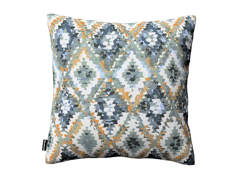 KISSENHÜLLE Cosy Home blau- weiß, 43x43 cm