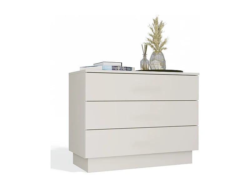 Komoda AMBER 3S | Kaszmir | 85x40x66 cm | 3 Szuflady