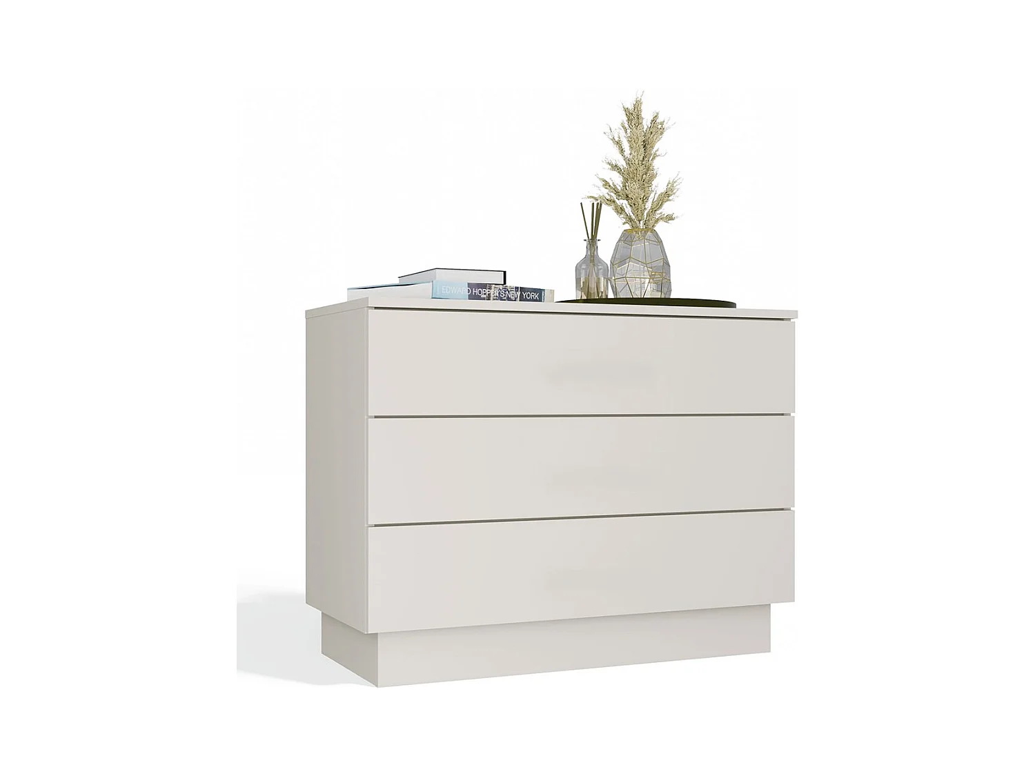 Komoda AMBER 3S | Kaszmir | 85x40x66 cm | 3 Szuflady