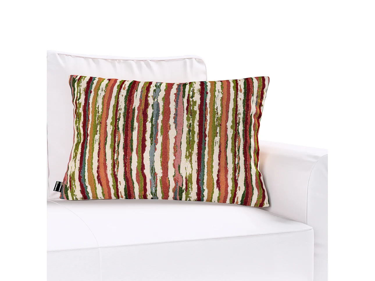 KISSENHÜLLE Cosy Home rot- grün, 60x40 cm