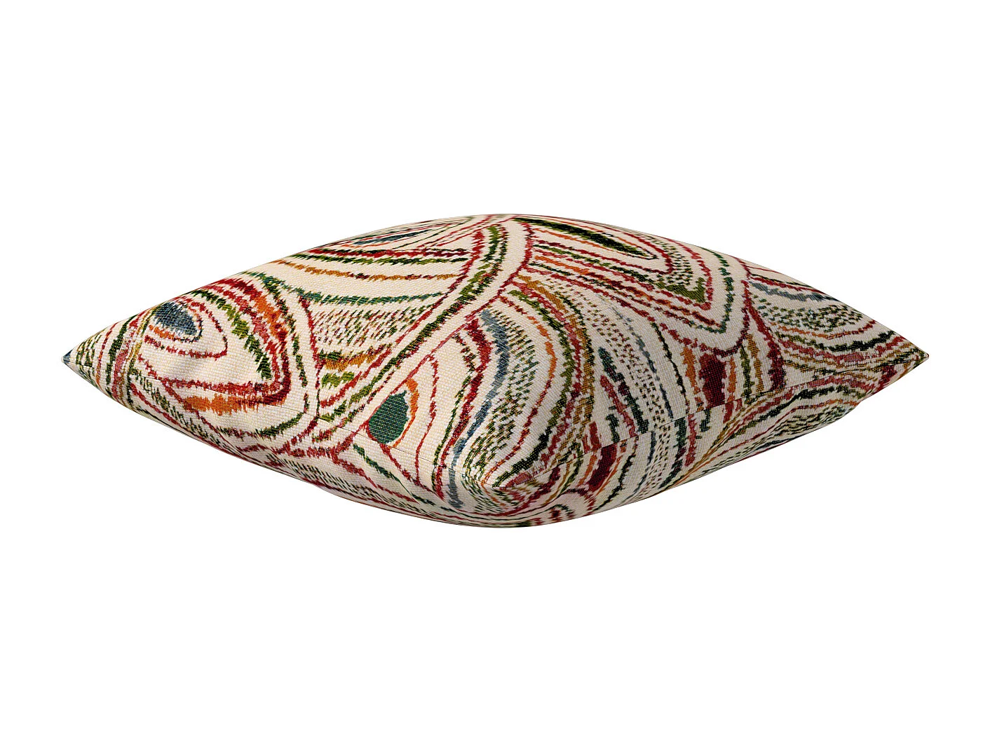 KISSENHÜLLE Cosy Home beige- rot, 43x43 cm