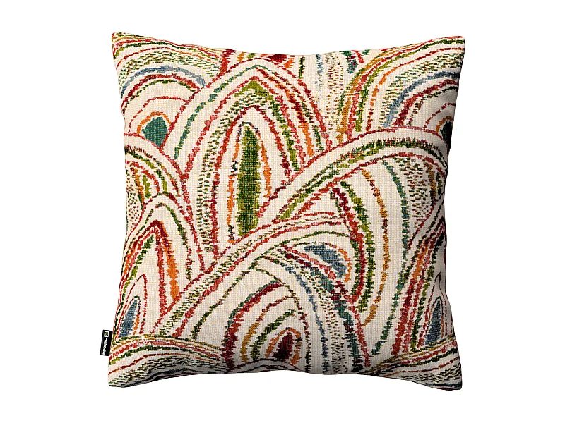 KISSENHÜLLE Cosy Home beige- rot, 43x43 cm