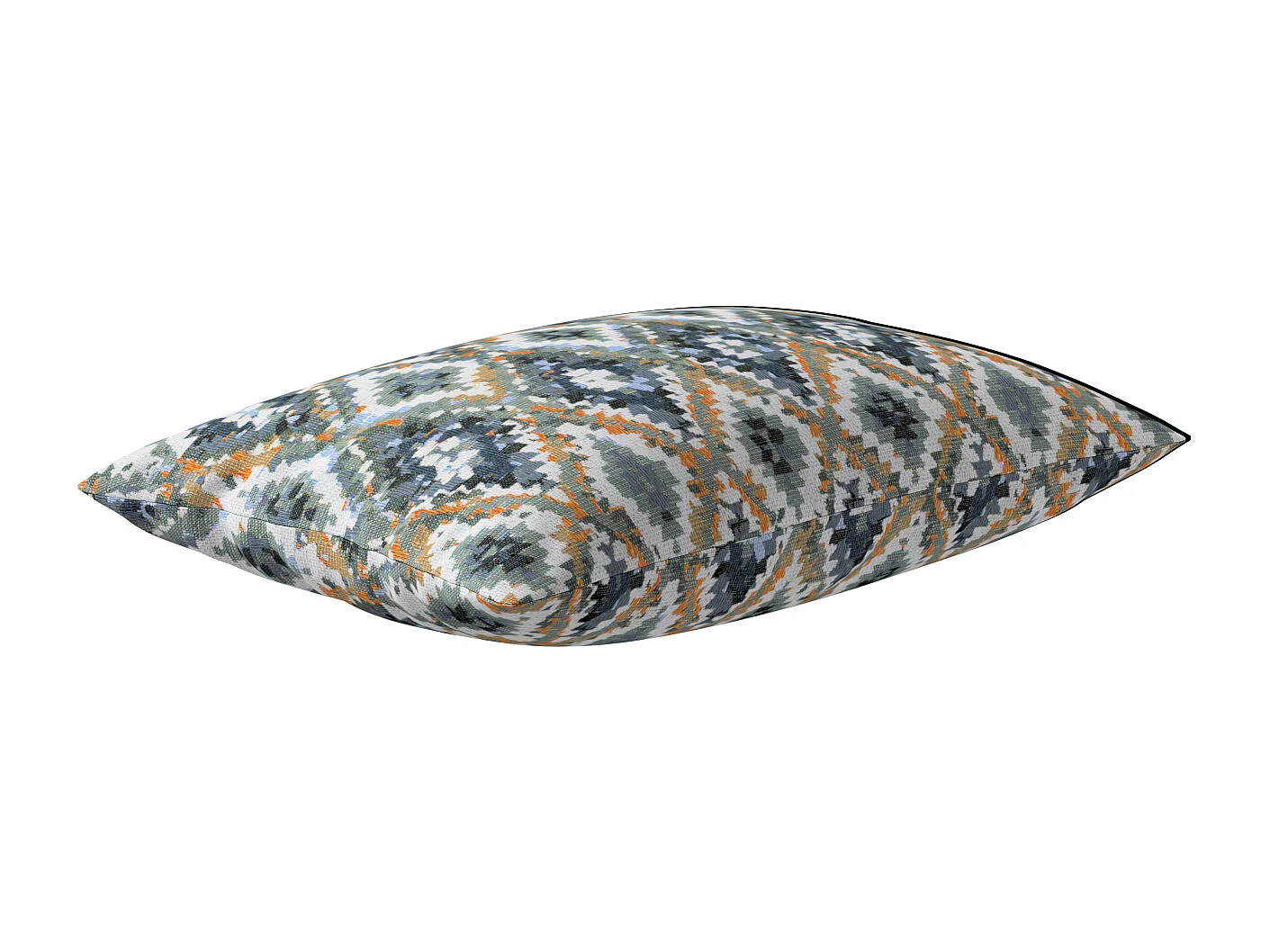 KISSENHÜLLE Cosy Home blau- weiß, 47x28 cm