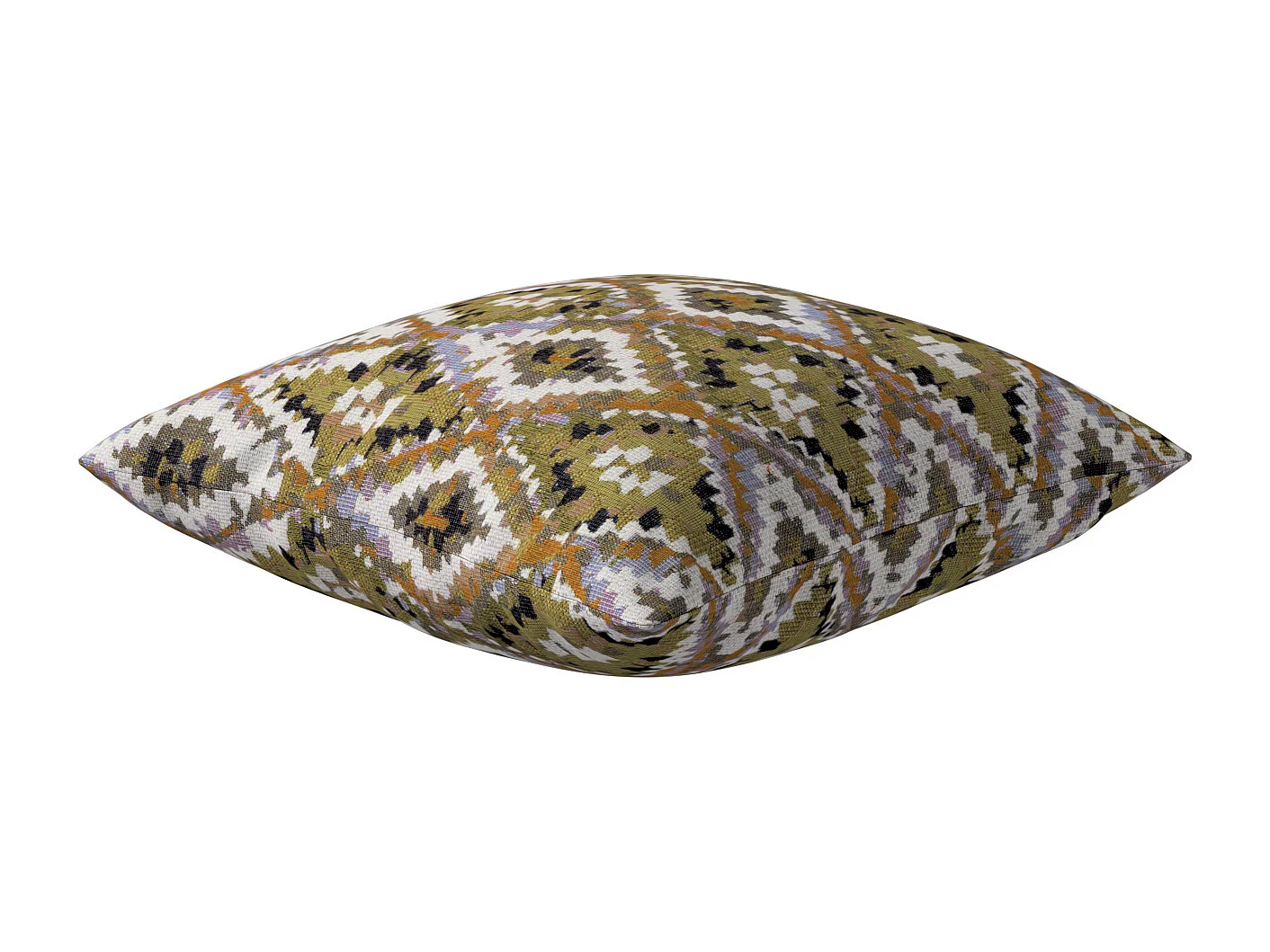 KISSENHÜLLE Cosy Home olive- weiß, 43x43 cm