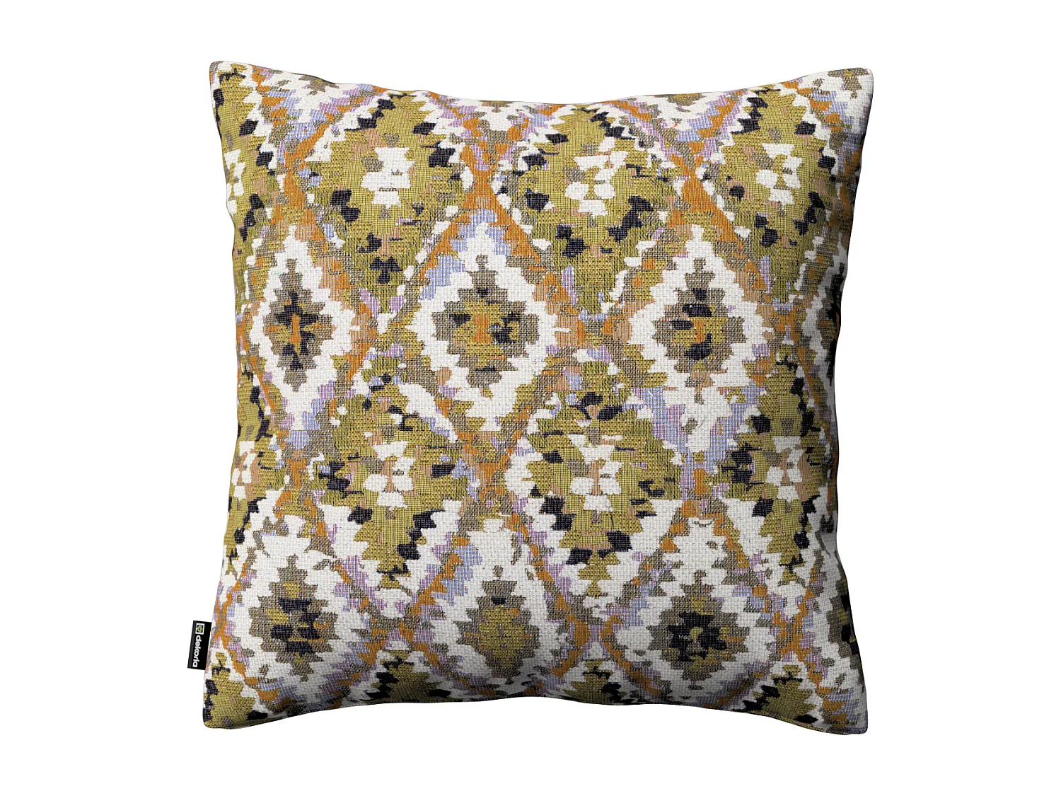 KISSENHÜLLE Cosy Home olive- weiß, 43x43 cm