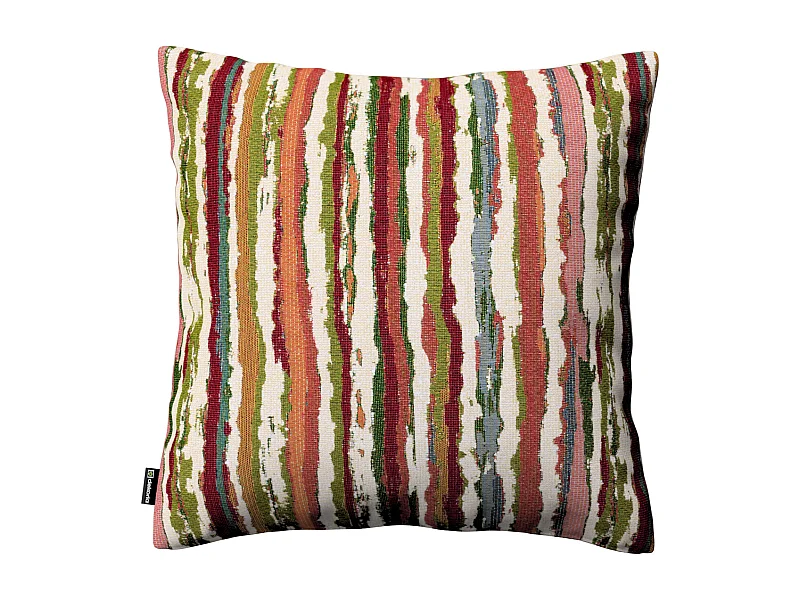 KISSENHÜLLE Cosy Home rot- grün, 43x43 cm