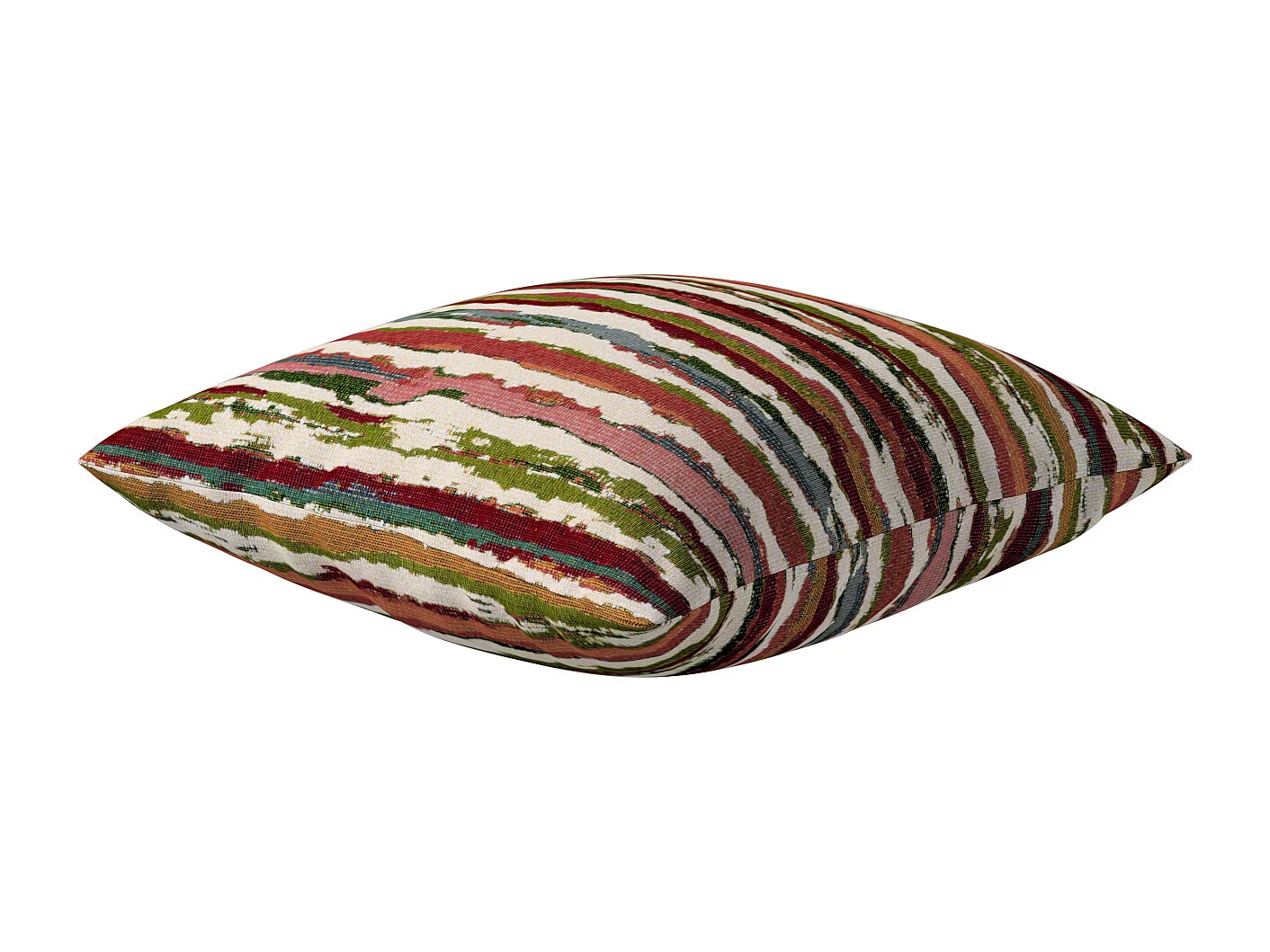 KISSENHÜLLE Cosy Home rot- grün, 43x43 cm