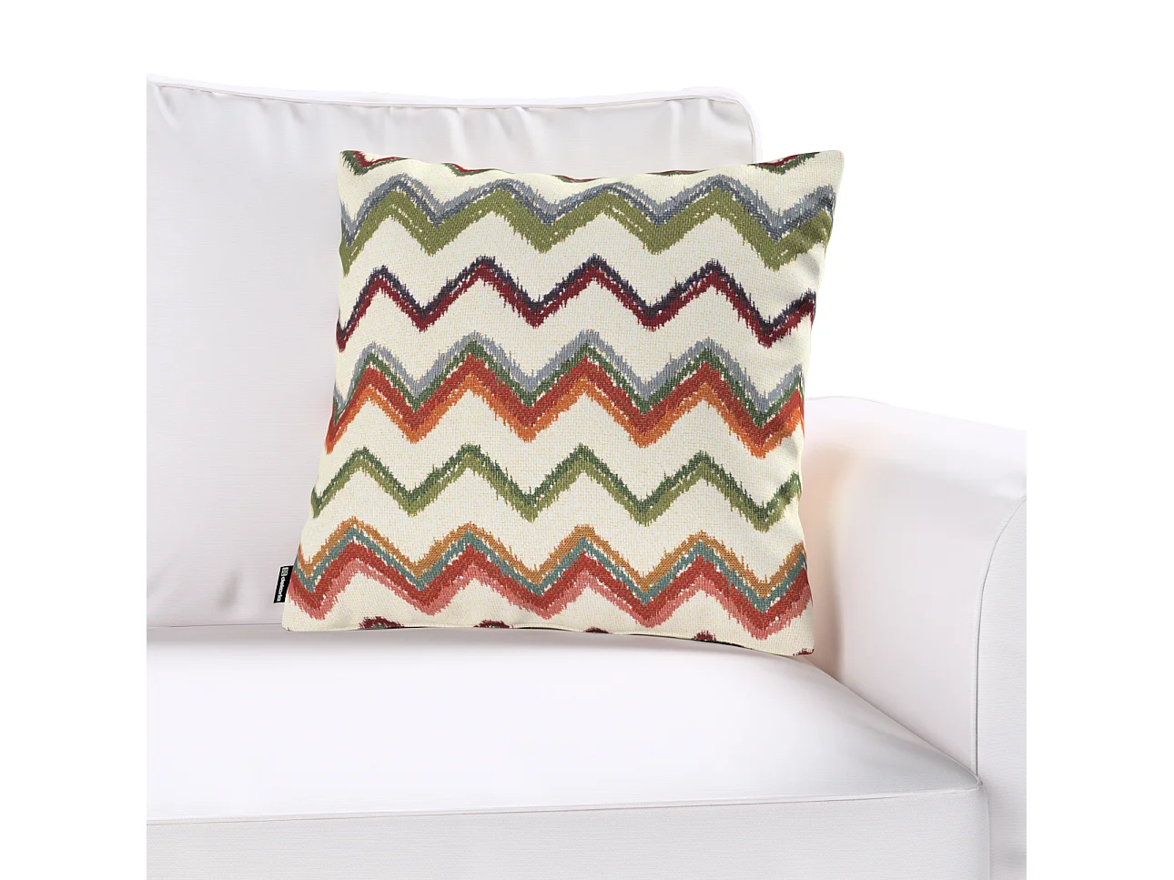 KISSENHÜLLE Cosy Home beige- grün, 43x43 cm