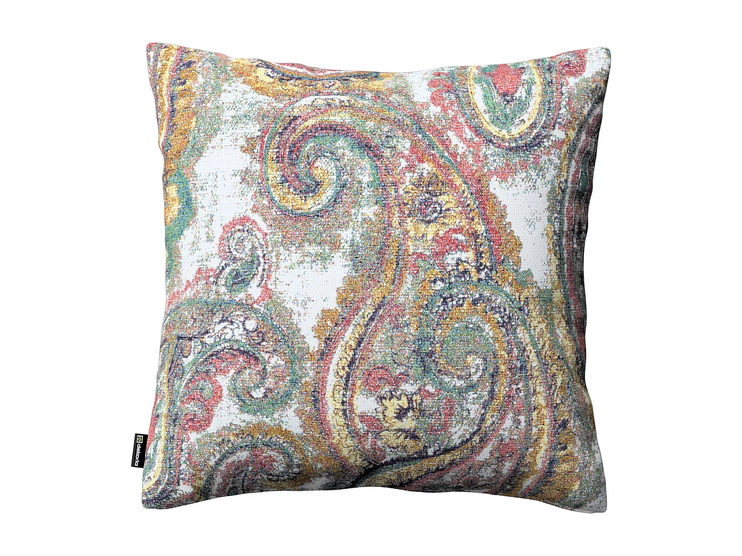 KISSENHÜLLE Cosy Home grün- rosa, 43x43 cm