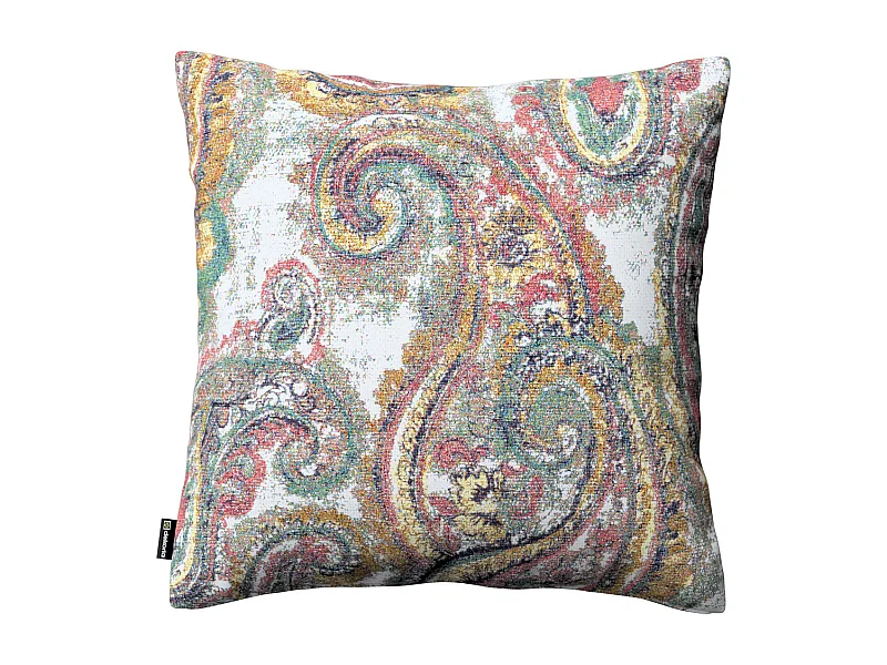 KISSENHÜLLE Cosy Home grün- rosa, 43x43 cm