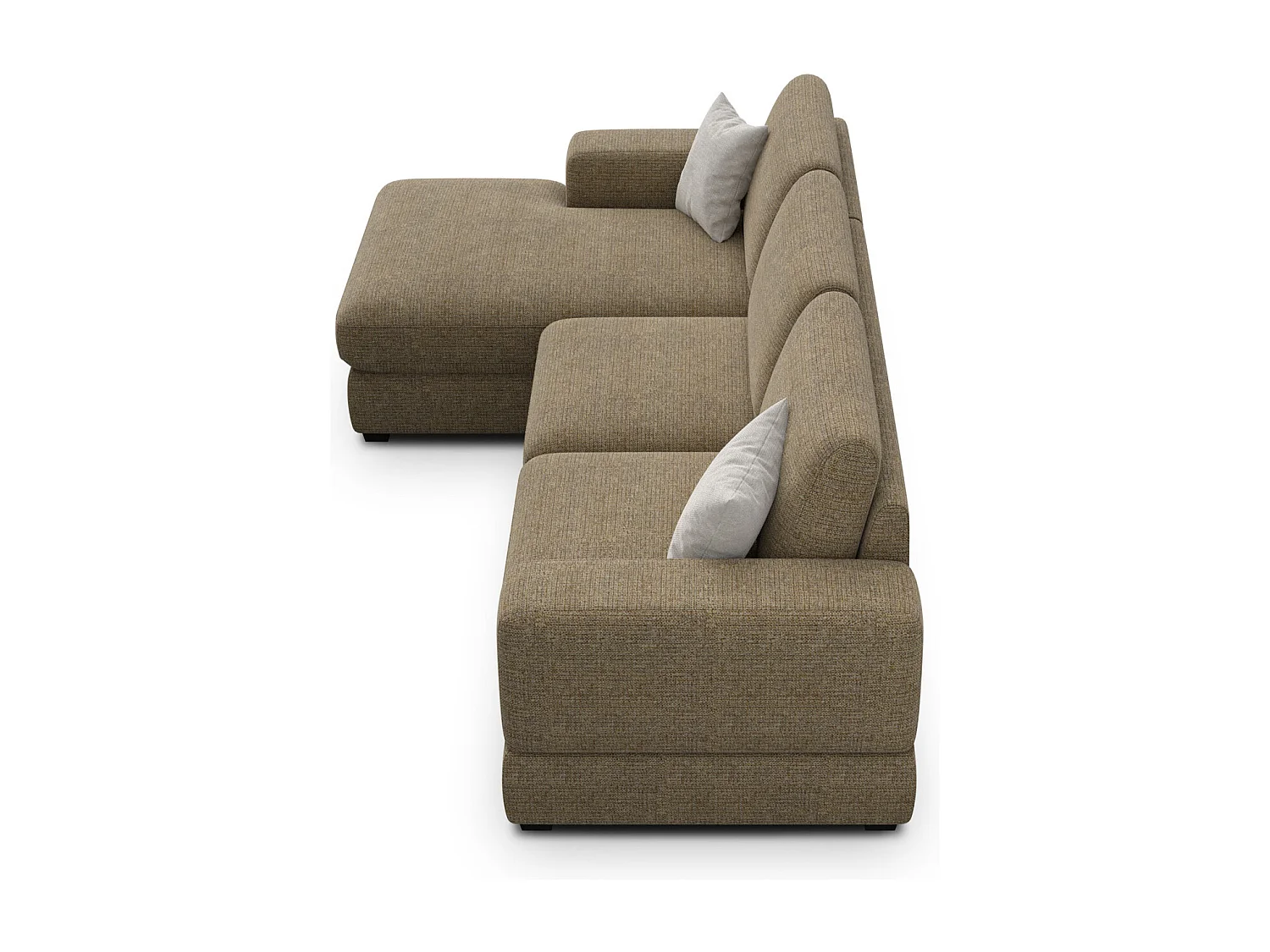 Ecksofa 4-Sitzer links OTTO, taupe