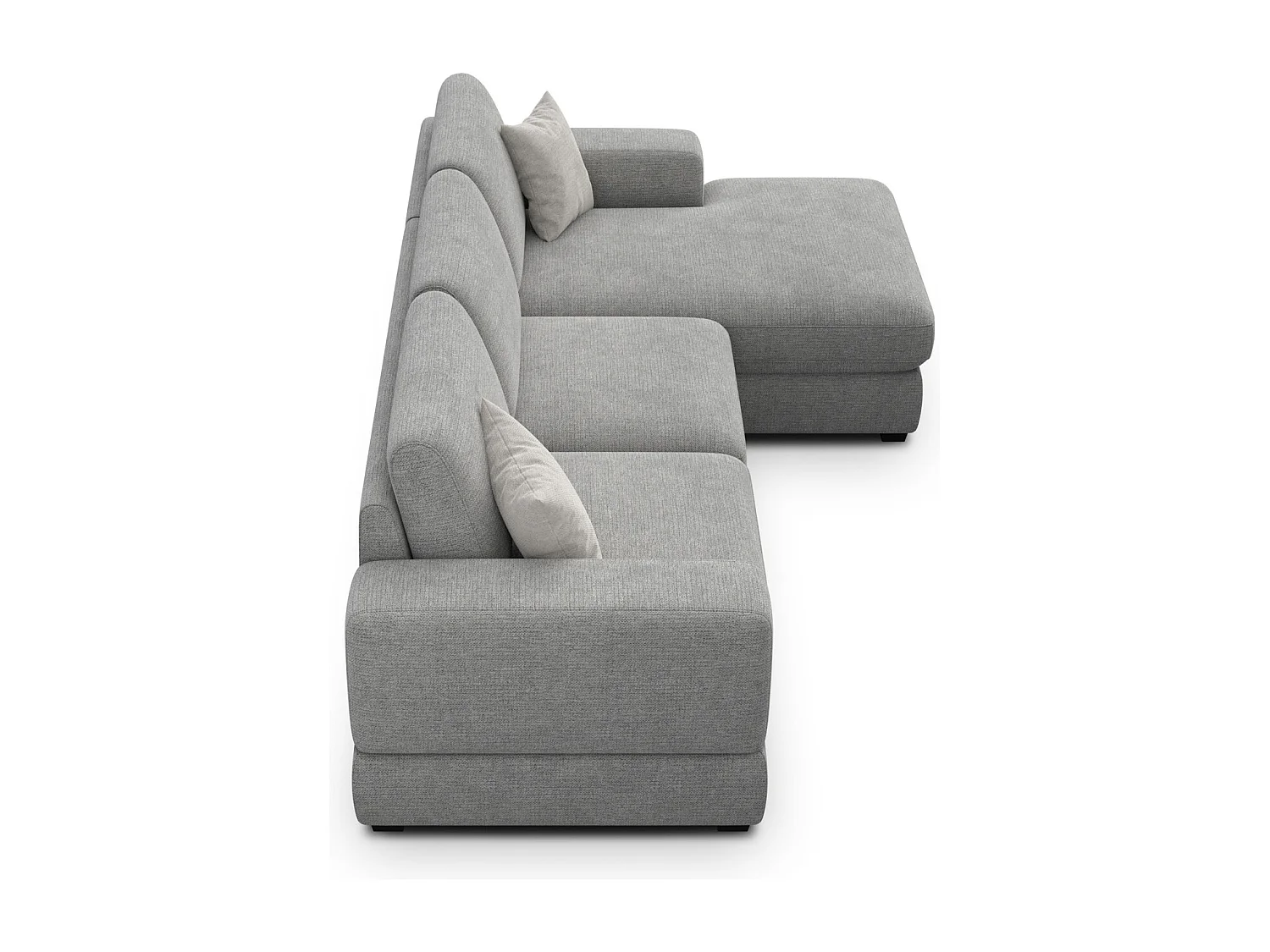 Ecksofa 4-Sitzer rechts OTTO, grau