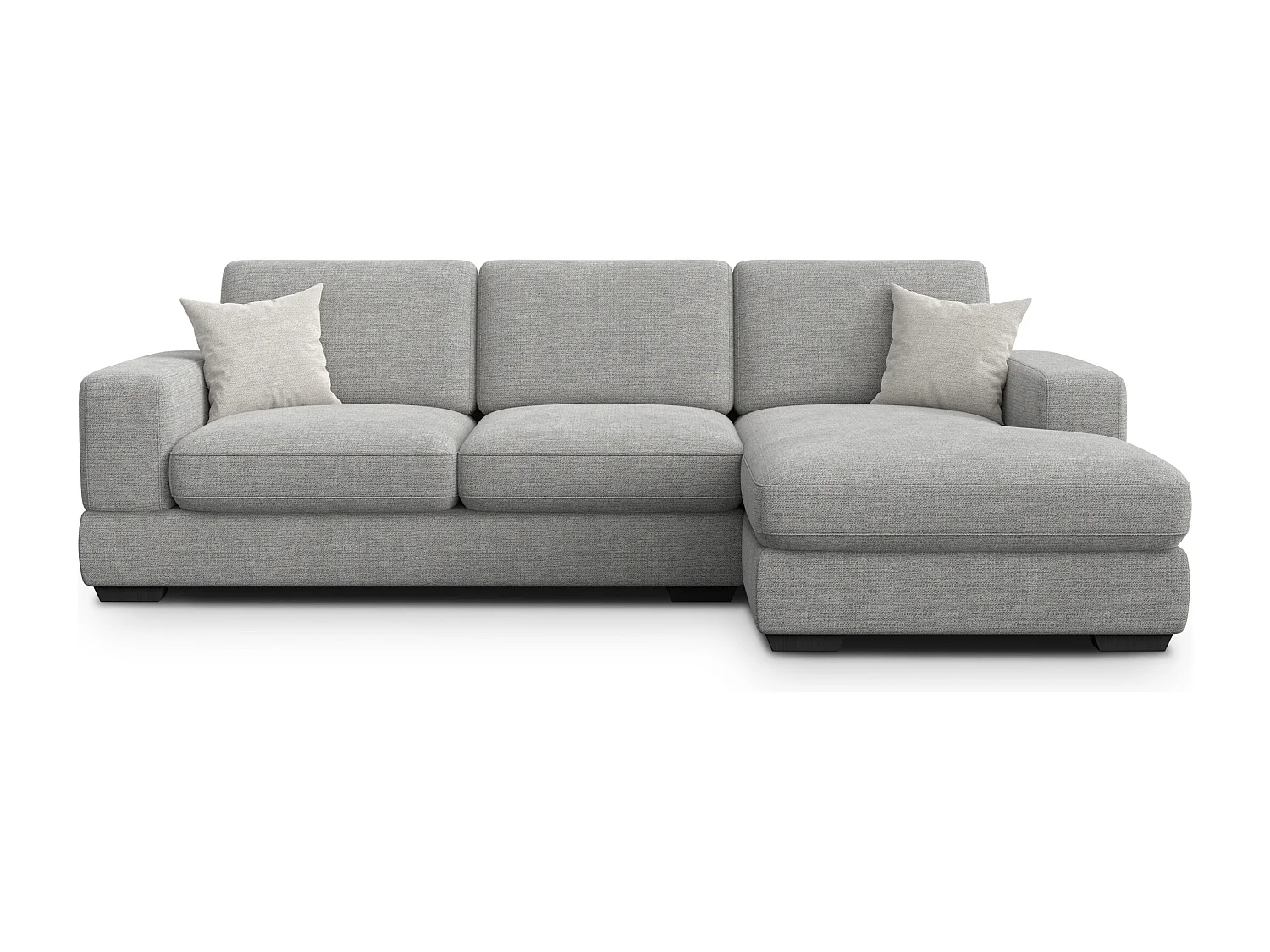Ecksofa 4-Sitzer rechts OTTO, grau