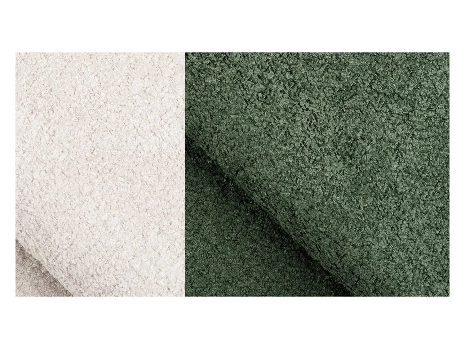 Canapé d'angle 5 places CALME, tissu olive