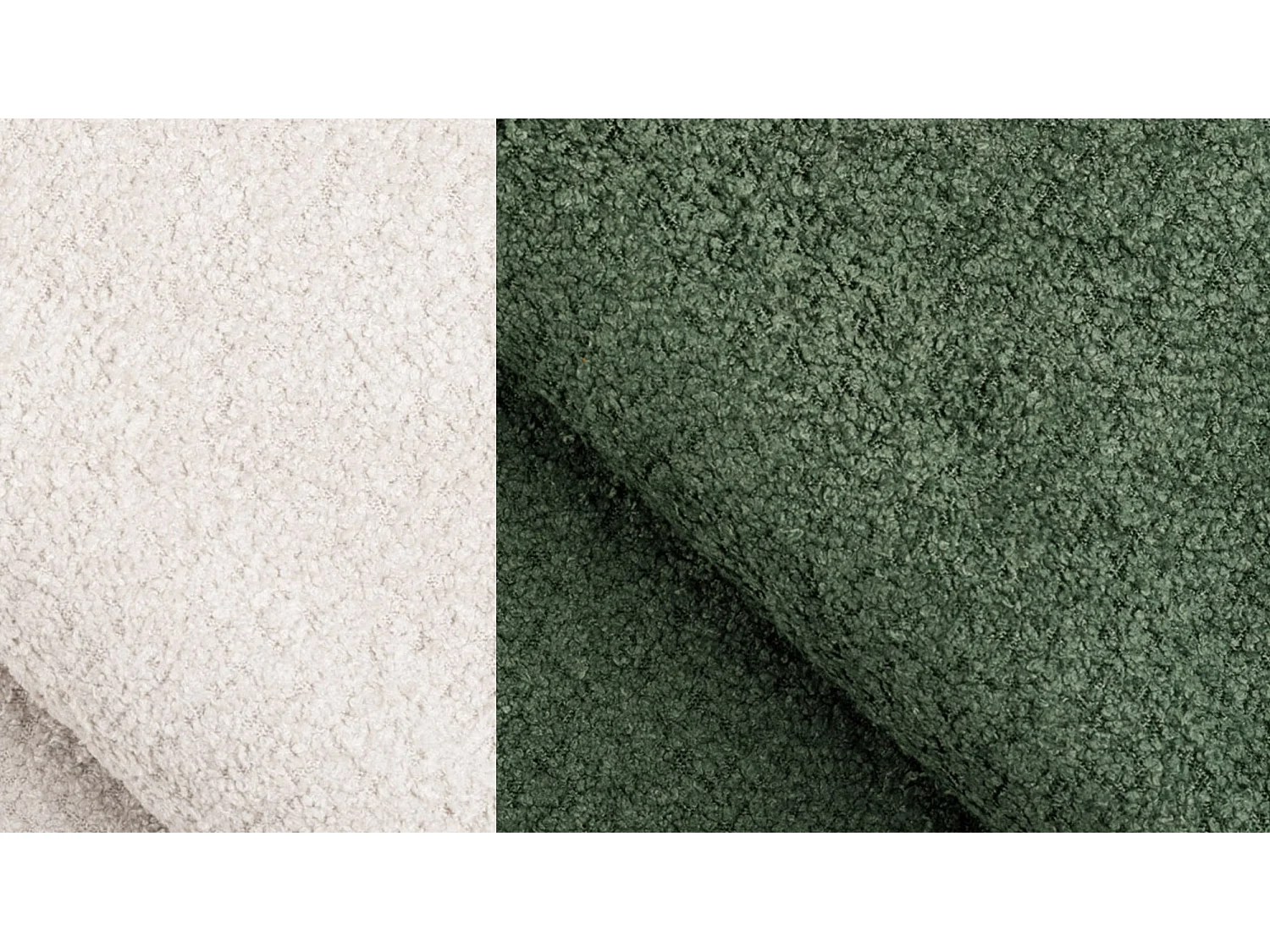 Canapé d'angle 5 places CALME, tissu olive