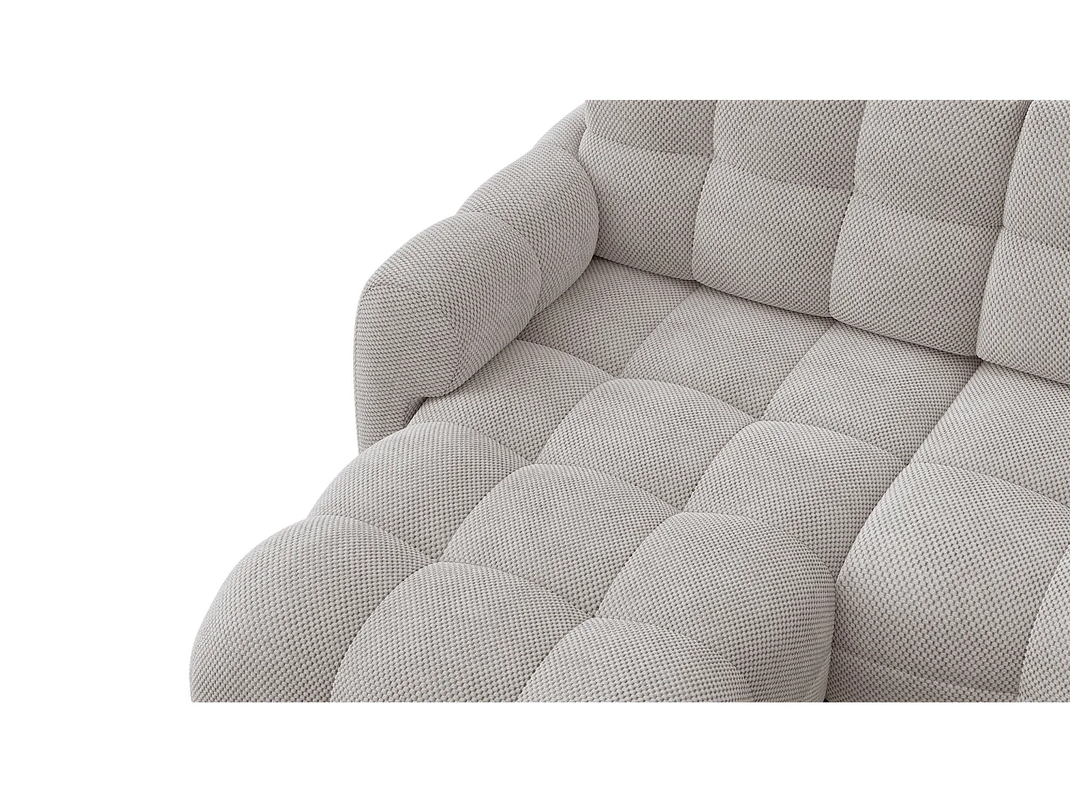 Ecksofa 3-Sitzer links MELLOW, beige